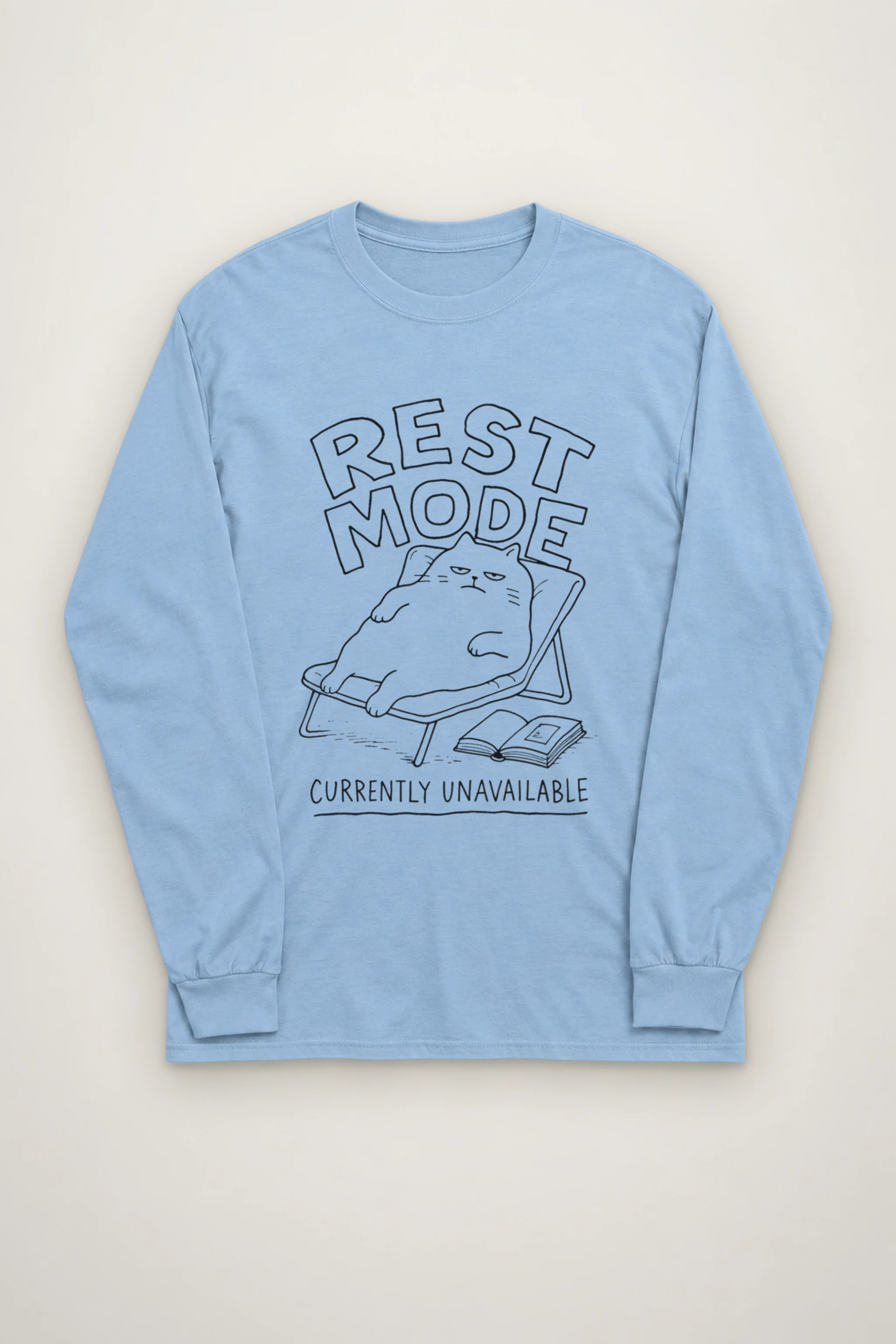 "Rest Mode Currently Unavailable" Unisex Longsleeve T-shirt