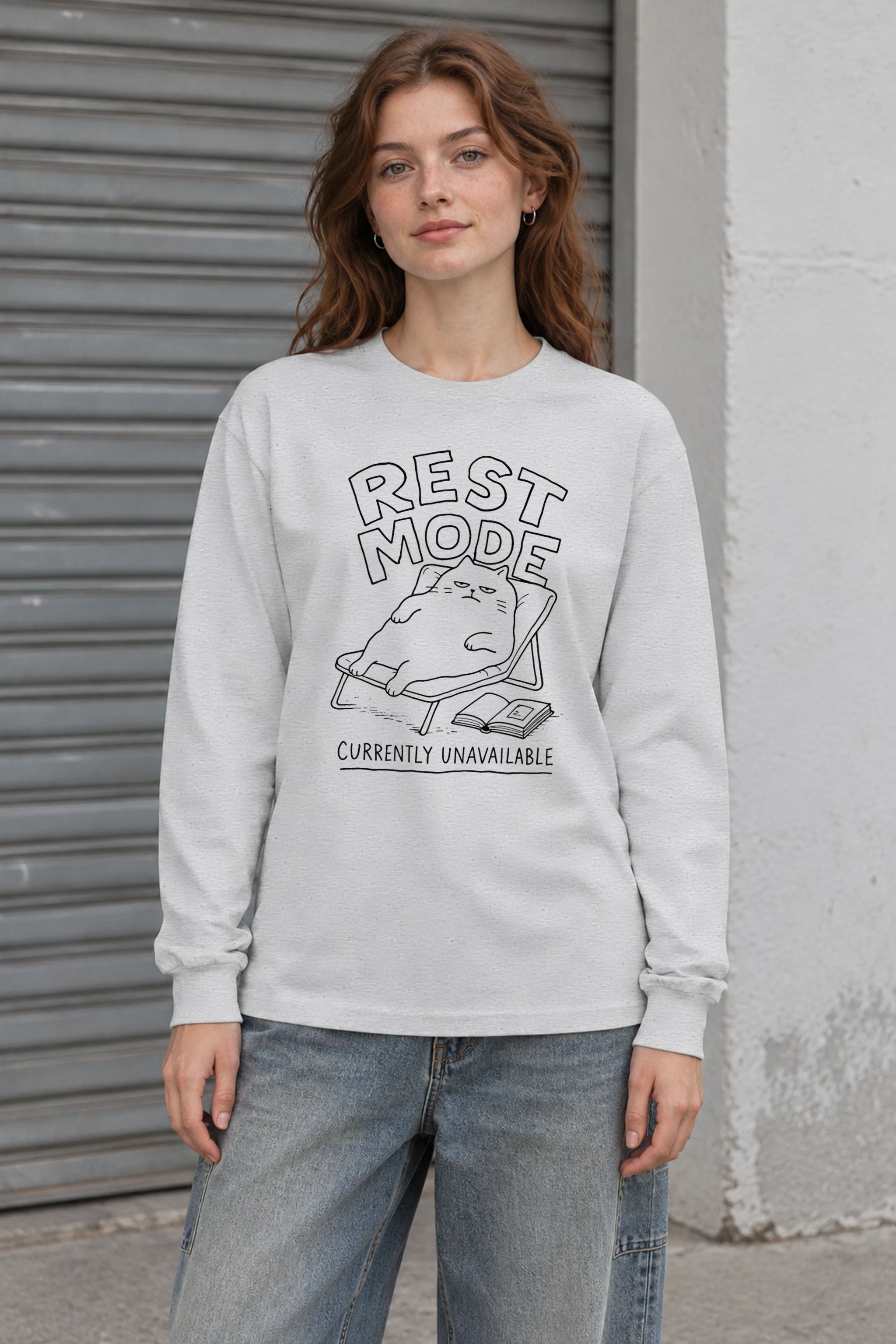 "Rest Mode Currently Unavailable" Unisex Longsleeve T-shirt