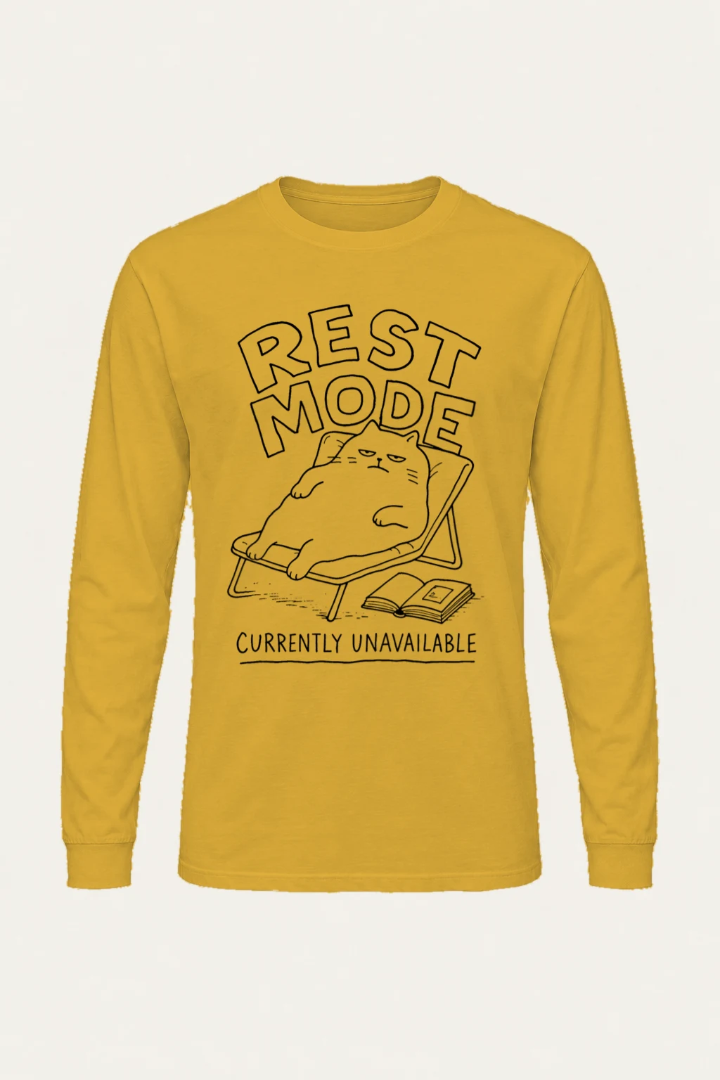 "Rest Mode Currently Unavailable" Unisex Longsleeve T-shirt | Gildan 2400