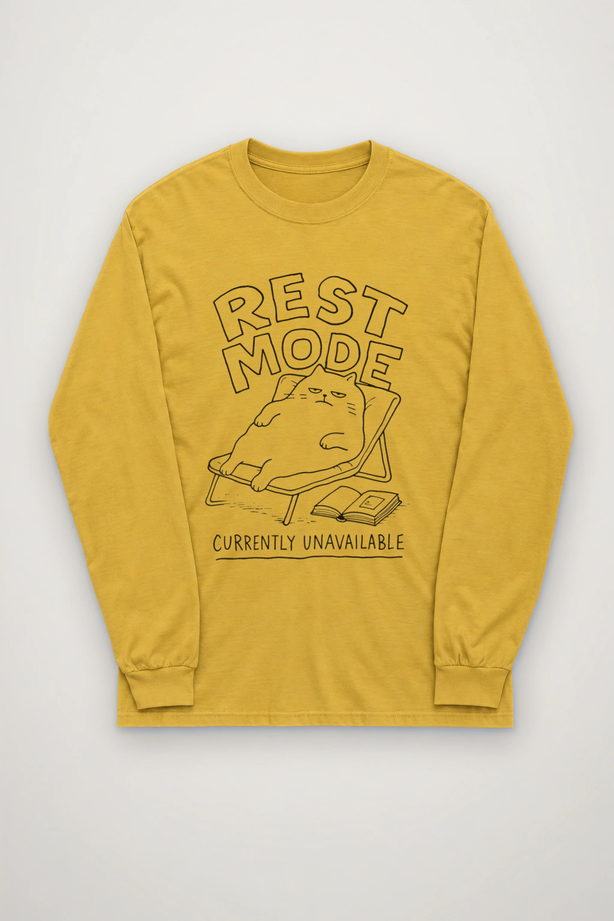 "Rest Mode Currently Unavailable" Unisex Longsleeve T-shirt
