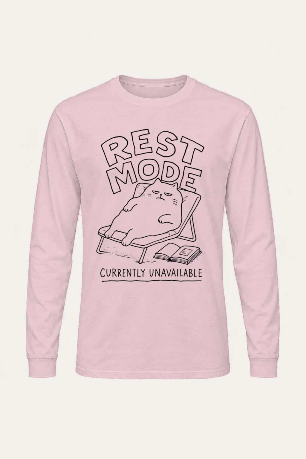 "Rest Mode Currently Unavailable" Unisex Longsleeve T-shirt | Gildan 2400