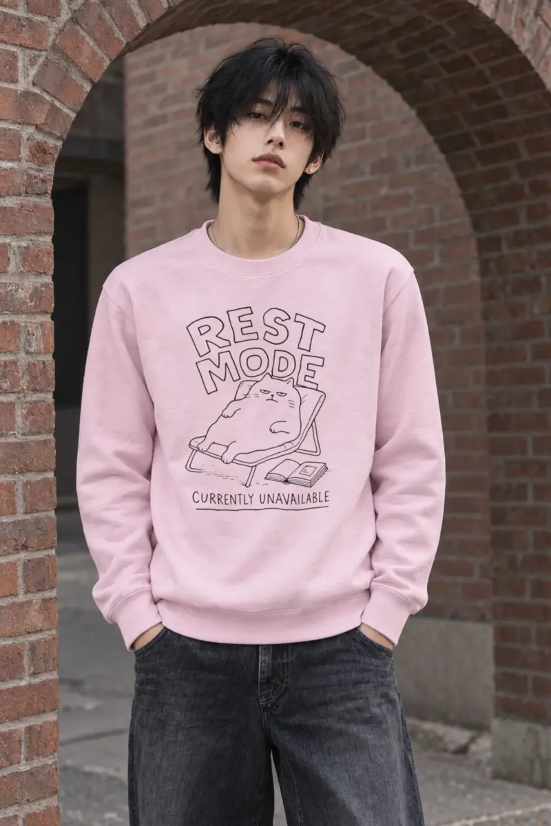 "Rest Mode" Heavy Blend Unisex Crewneck Sweatshirt