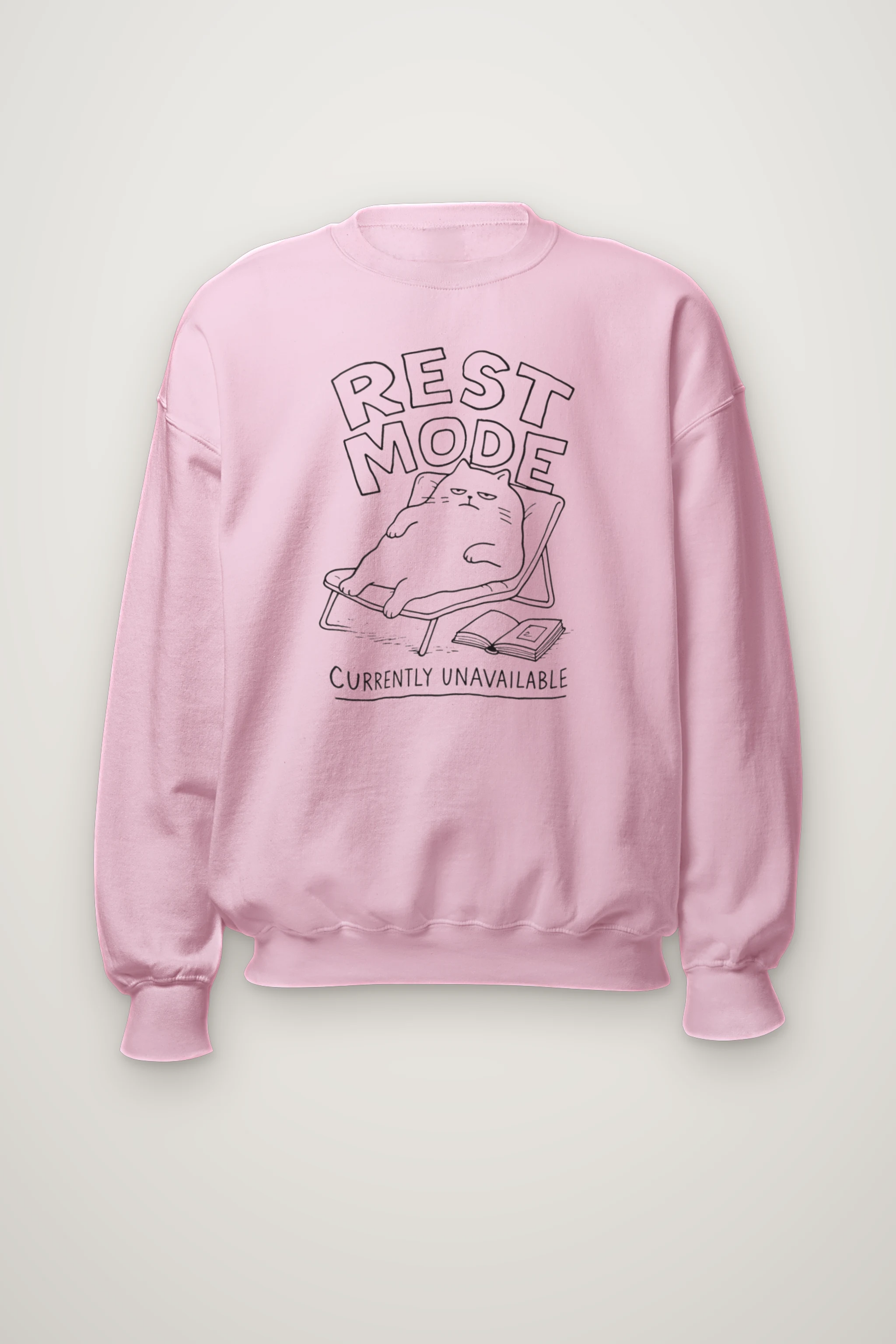 "Rest Mode" Heavy Blend Unisex Crewneck Sweatshirt