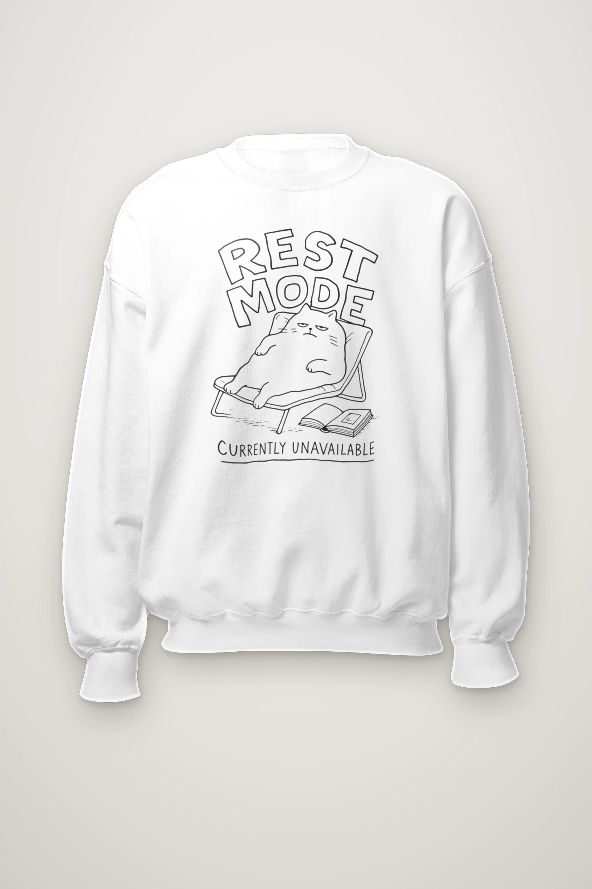 "Rest Mode" Heavy Blend Unisex Crewneck Sweatshirt