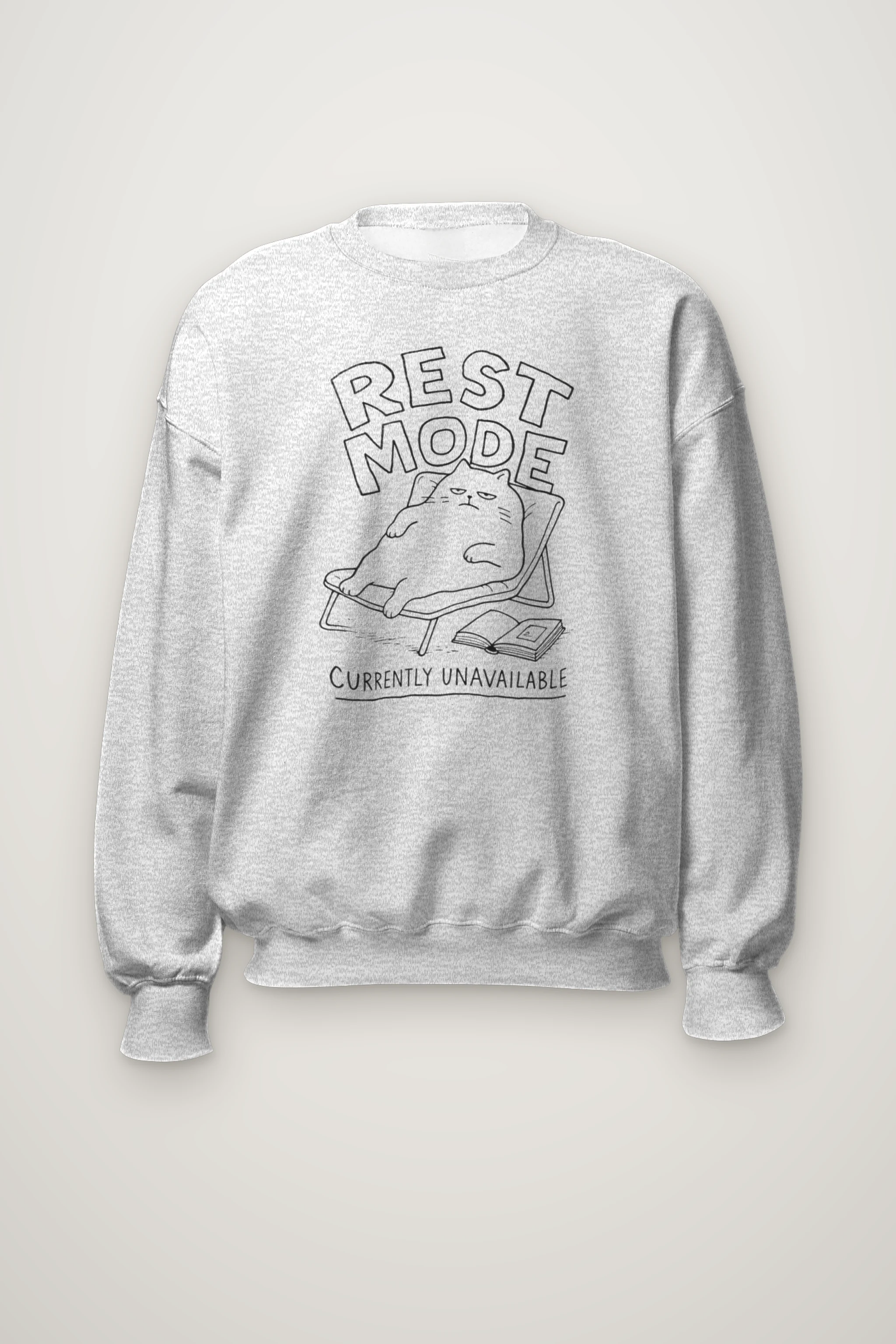 "Rest Mode" Heavy Blend Unisex Crewneck Sweatshirt