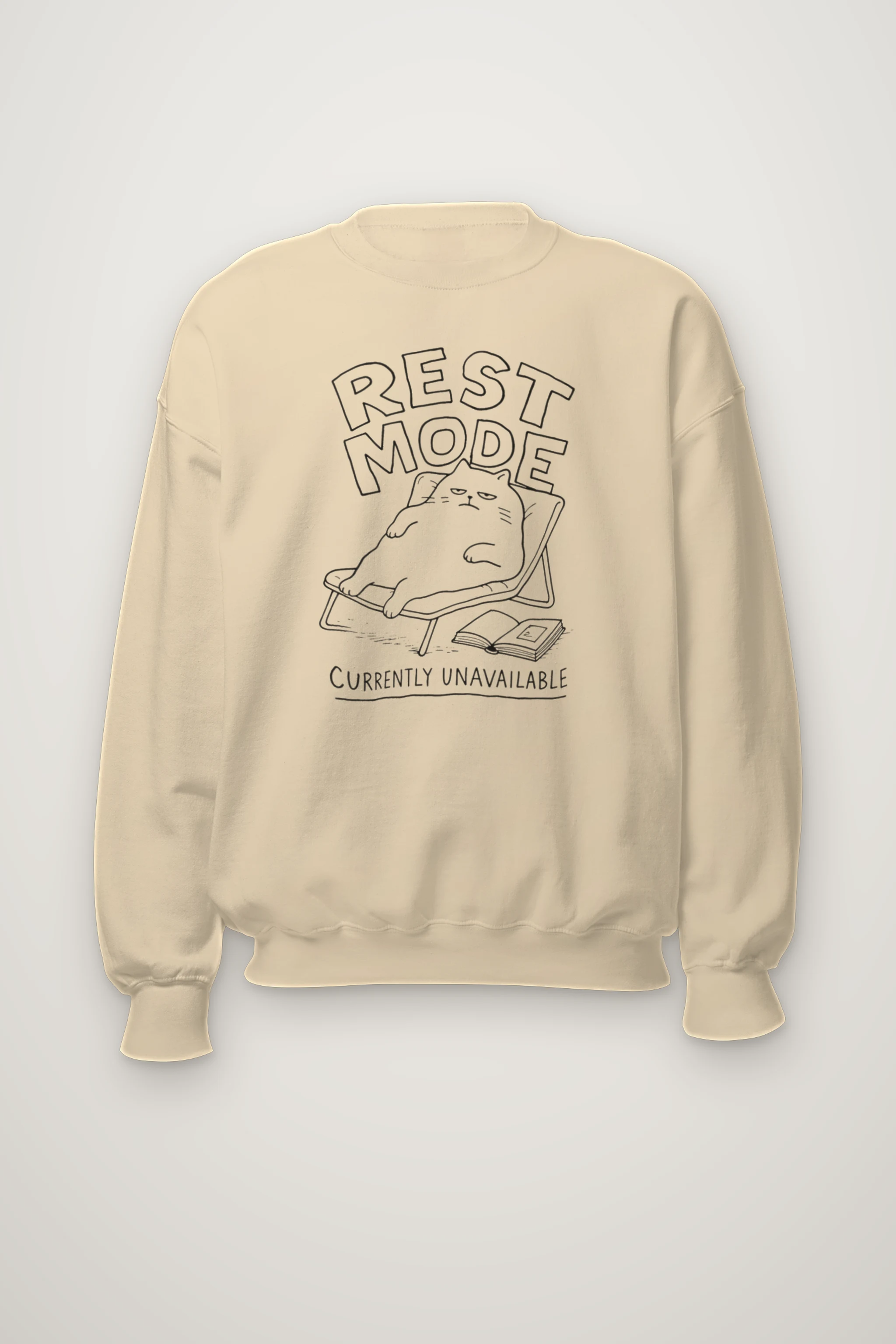 "Rest Mode" Heavy Blend Unisex Crewneck Sweatshirt