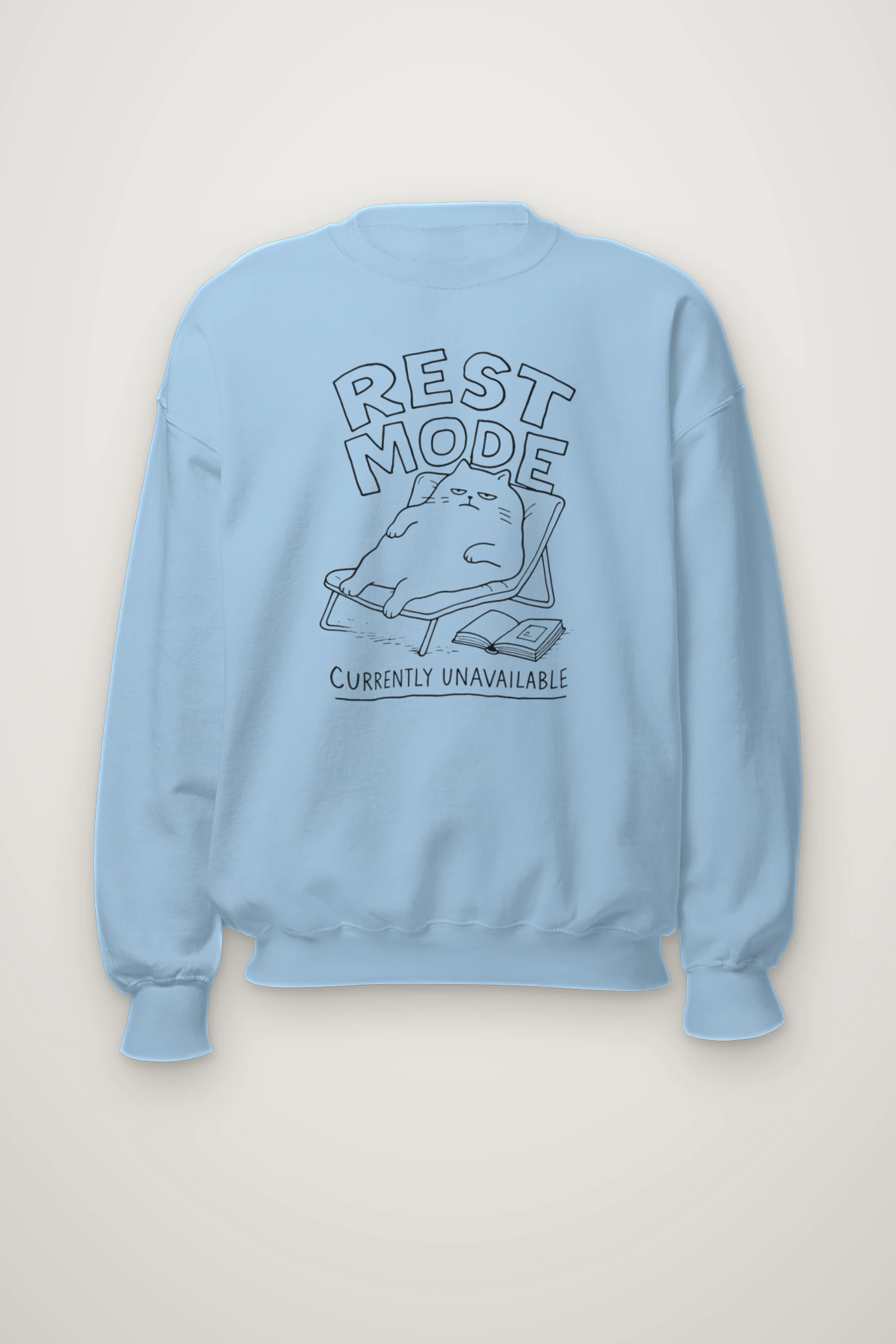 "Rest Mode" Heavy Blend Unisex Crewneck Sweatshirt
