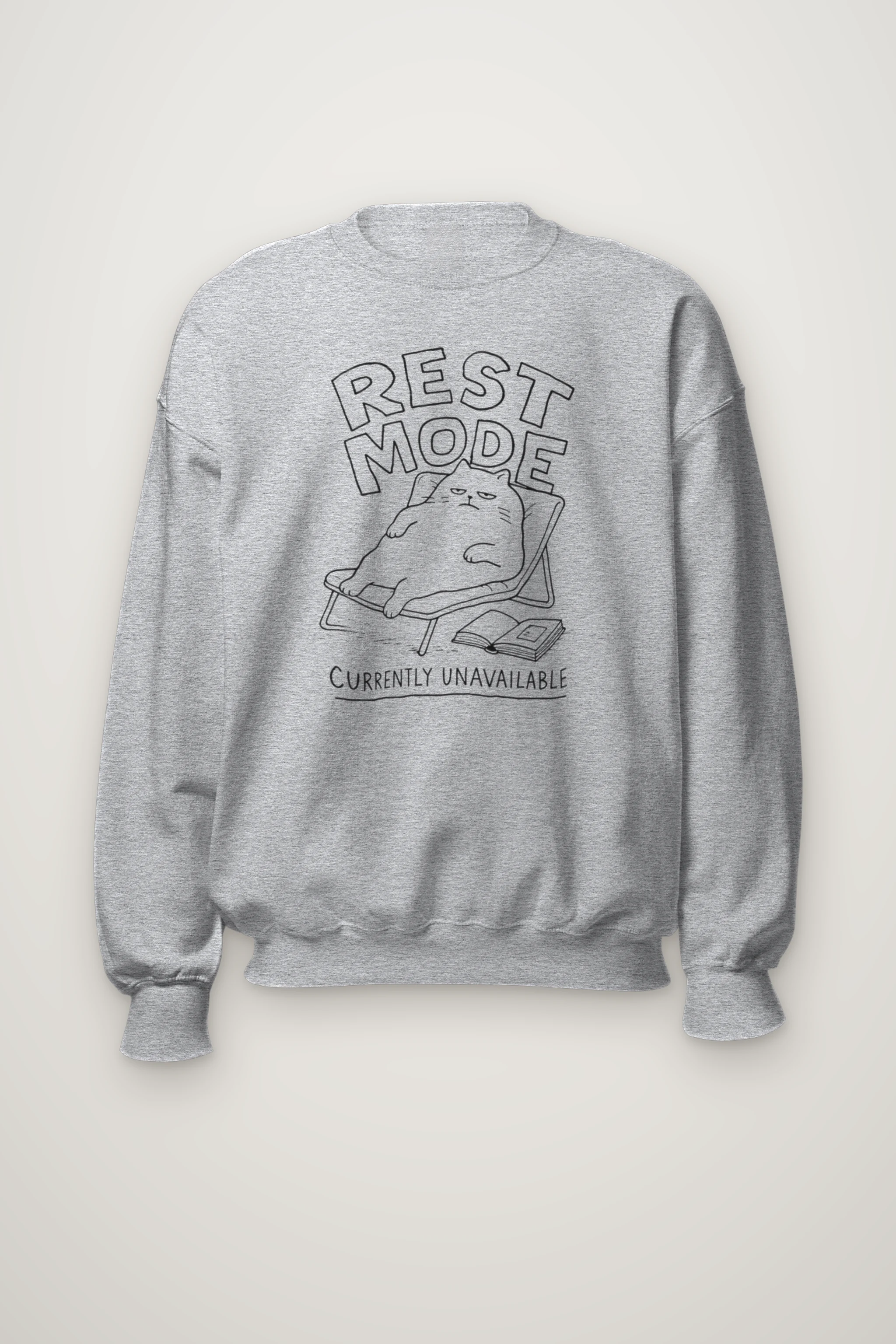 "Rest Mode" Heavy Blend Unisex Crewneck Sweatshirt