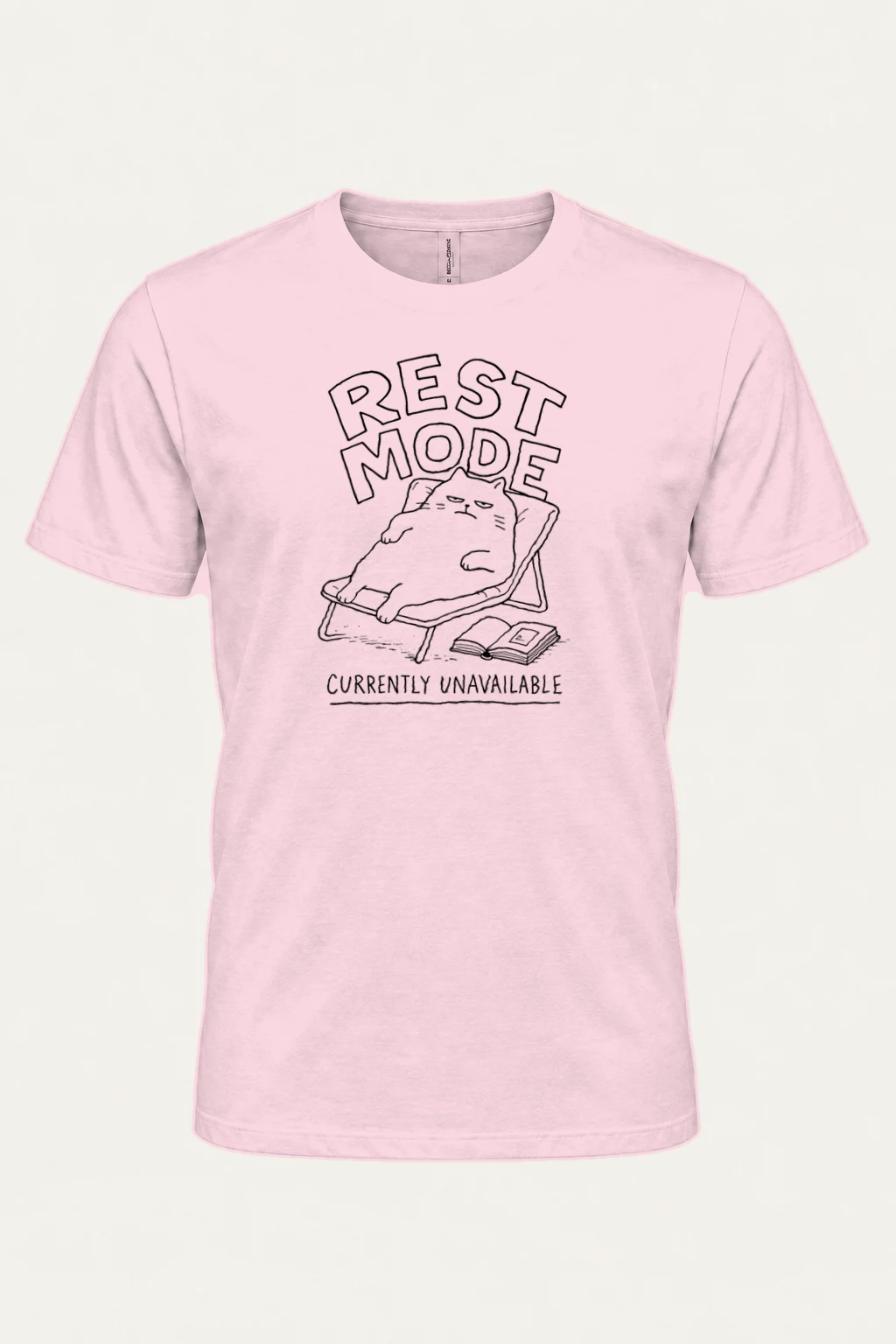 "Rest Mode" Heavyweight Unisex Crewneck T-shirt | Gildan 5000