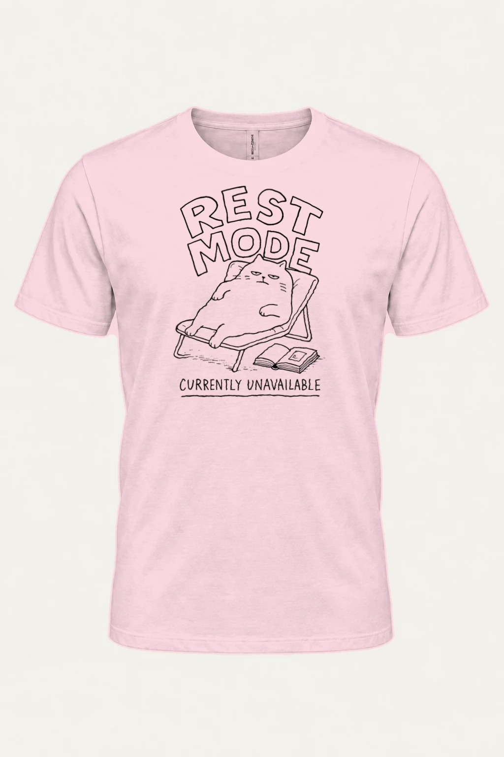 "Rest Mode" Heavyweight Unisex Crewneck T-shirt | Gildan 5000