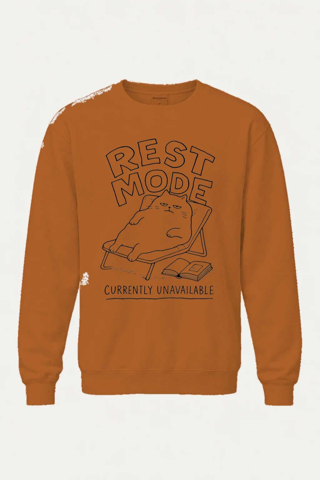 "Rest Mode" Unisex Sponge Fleece Crewneck Sweatshirt | Bella + Canvas 3901