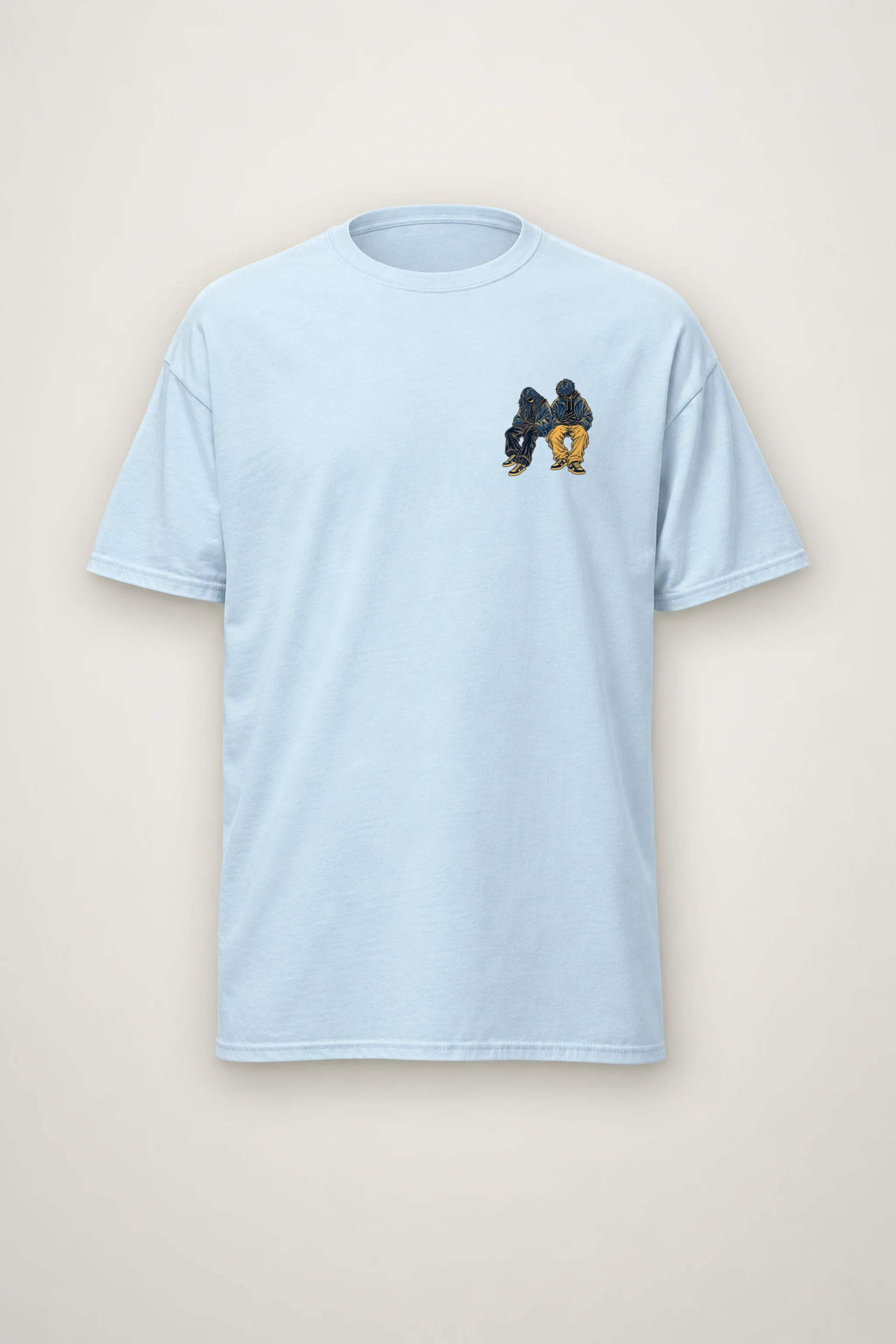 "Rest On Your Route" Heavyweight Unisex Crewneck T-shirt