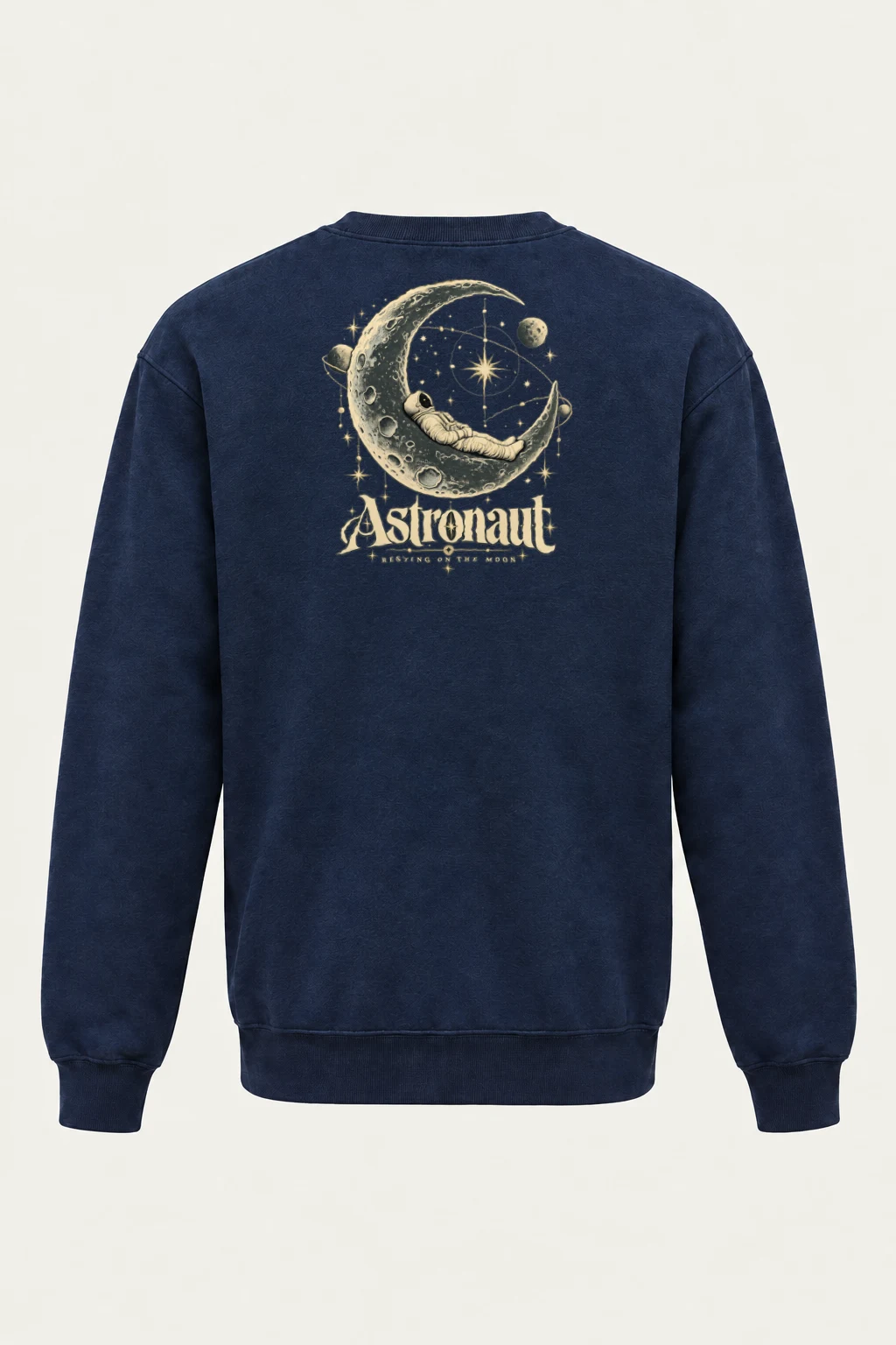 "Resting On The Moon" Heavy Blend Unisex Crewneck Sweatshirt | Gildan 18000