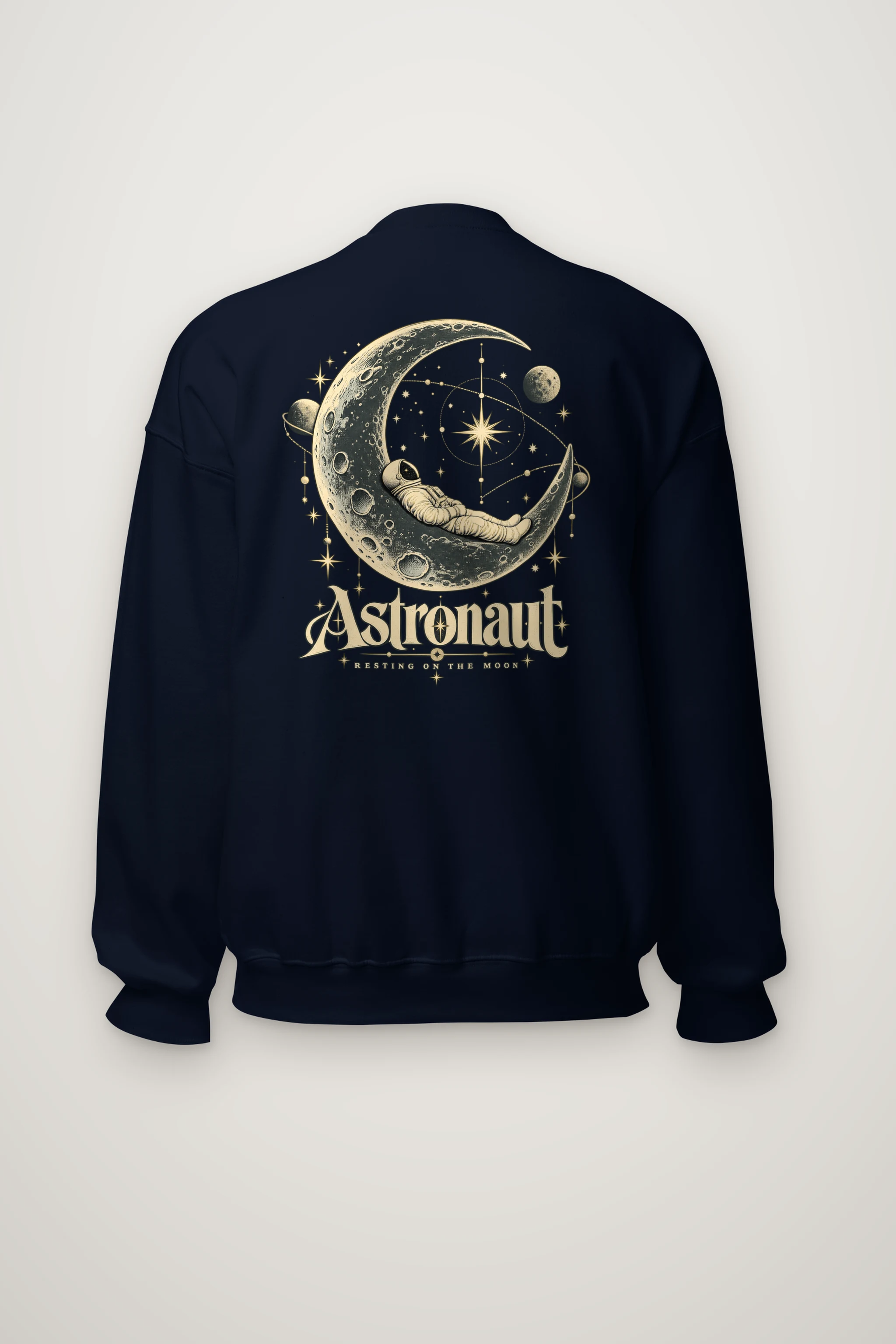 "Resting On The Moon" Heavy Blend Unisex Crewneck Sweatshirt
