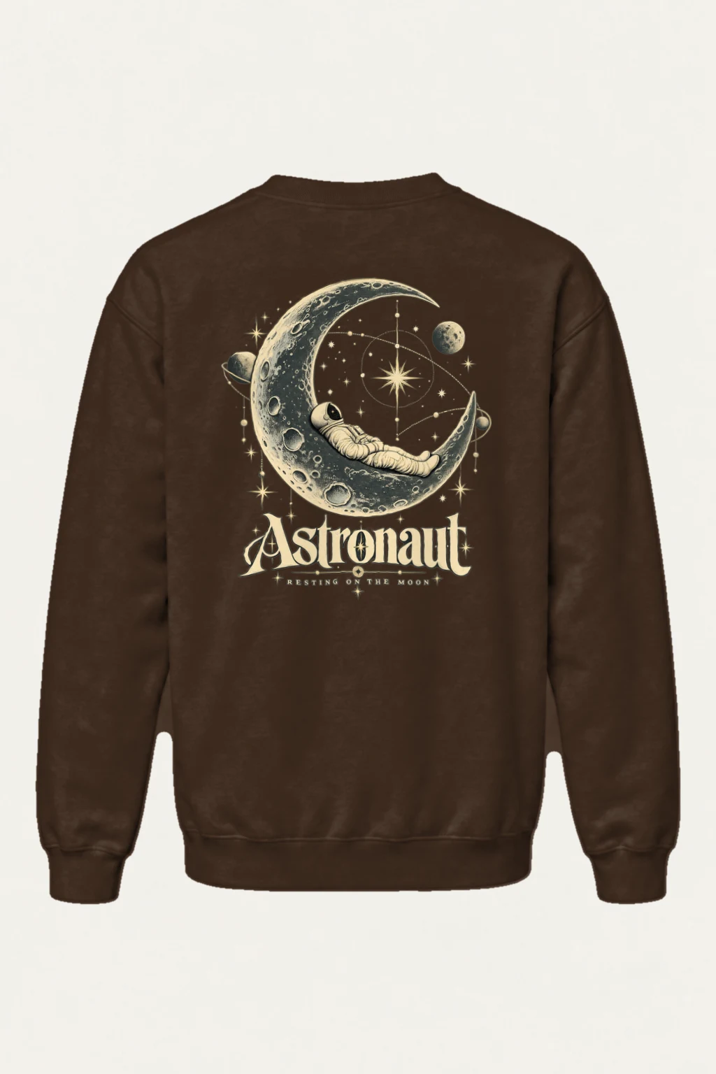 "Resting On The Moon" Heavy Blend Unisex Crewneck Sweatshirt | Gildan 18000