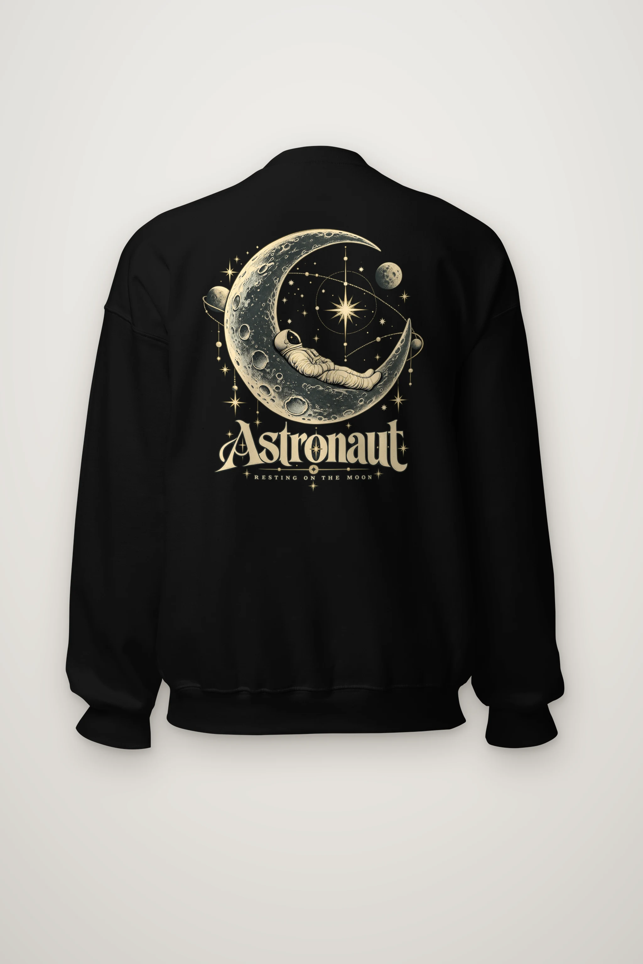 "Resting On The Moon" Heavy Blend Unisex Crewneck Sweatshirt