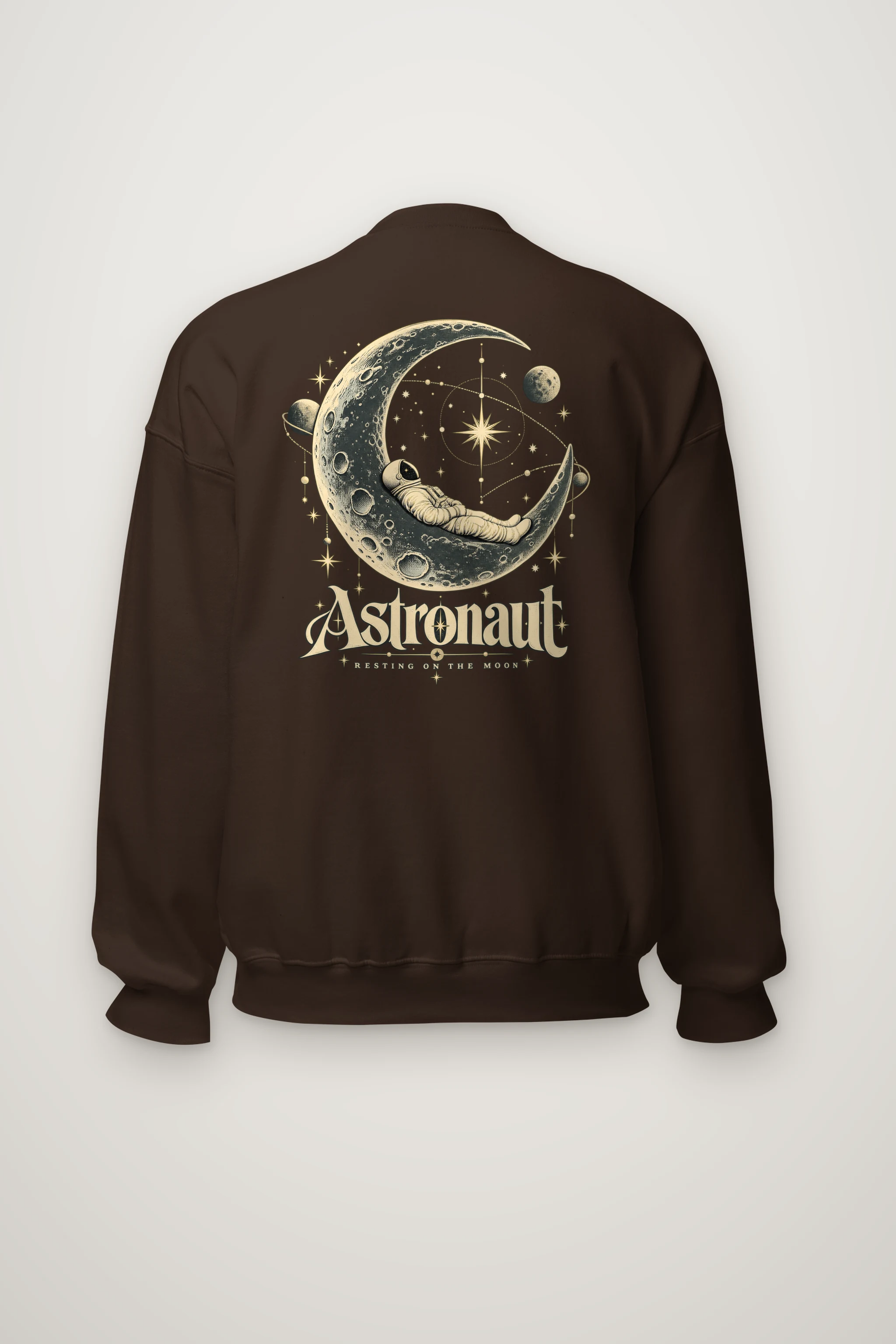"Resting On The Moon" Heavy Blend Unisex Crewneck Sweatshirt