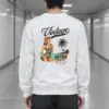 "Retro Beach Pinup" Heavy Blend Unisex Crewneck Sweatshirt