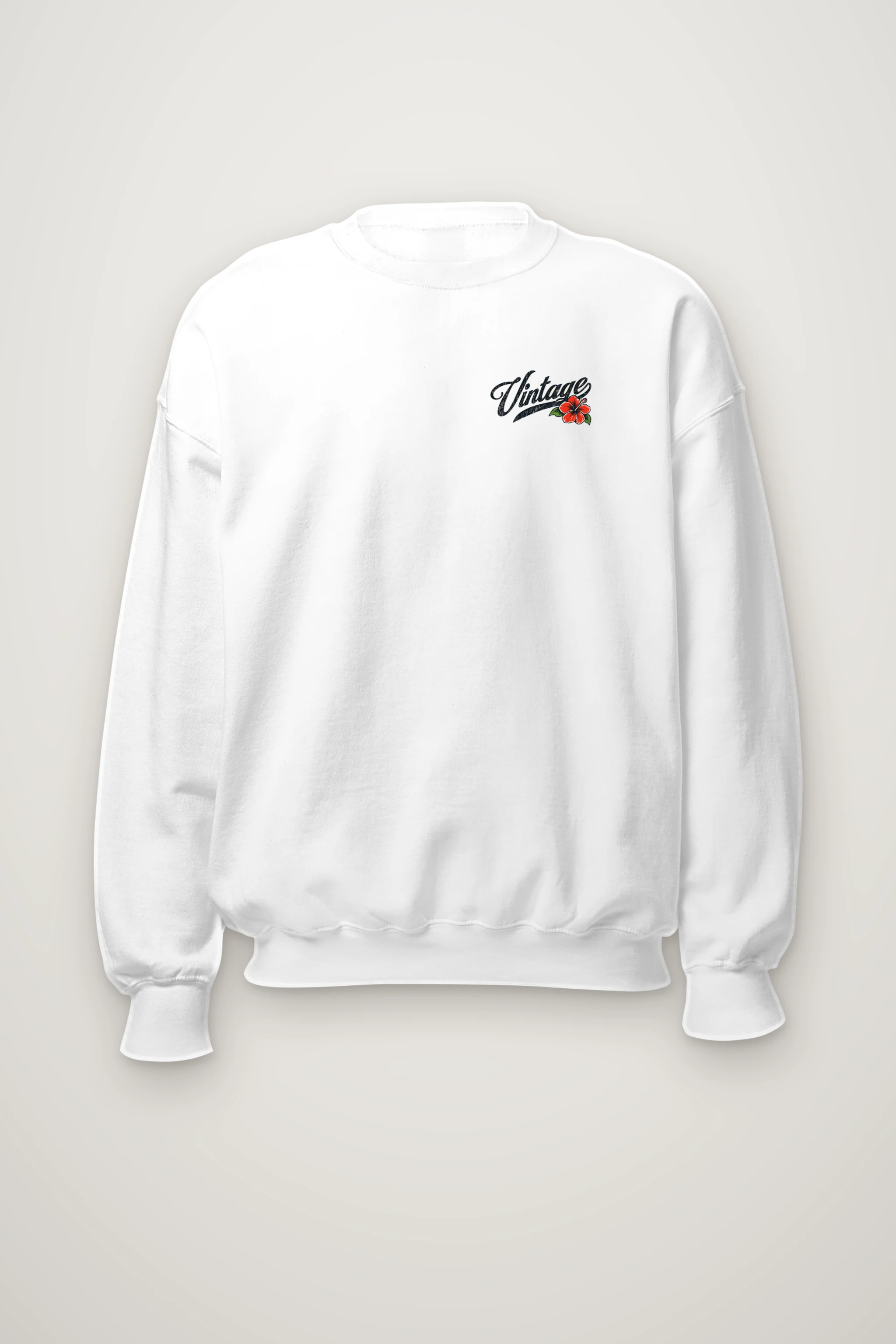 "Retro Beach Pinup" Heavy Blend Unisex Crewneck Sweatshirt