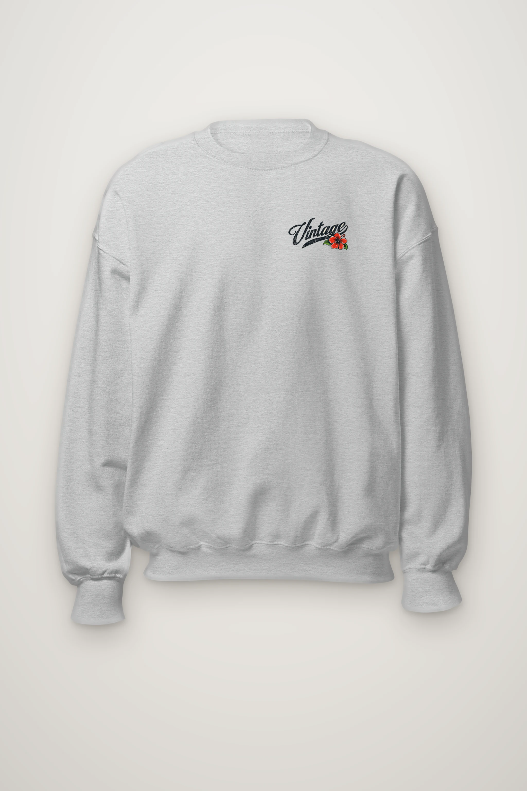 "Retro Beach Pinup" Heavy Blend Unisex Crewneck Sweatshirt