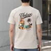 "Retro Beach Pinup" Heavyweight Unisex Crewneck T-shirt