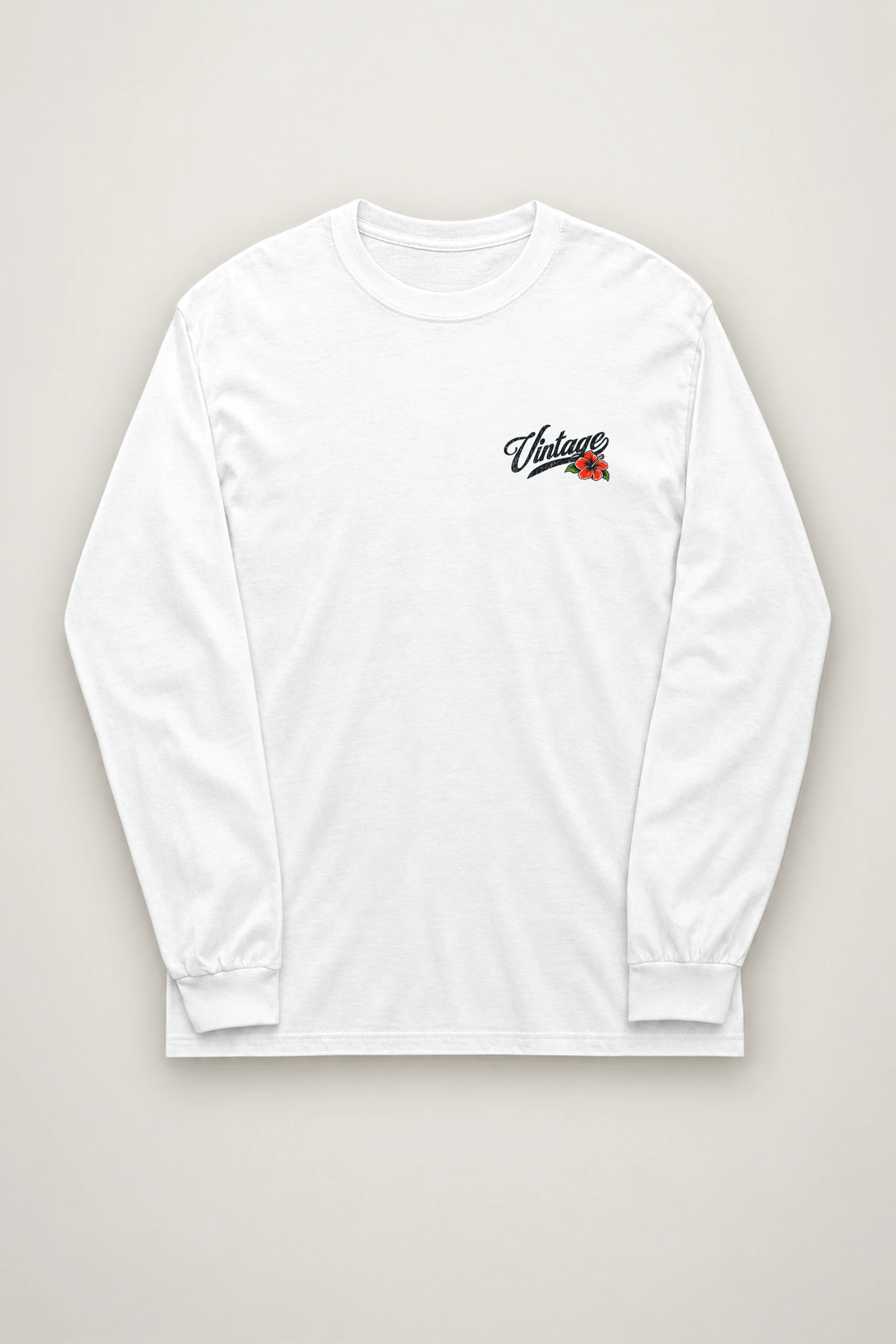 "Retro Beach Pinup" Unisex Longsleeve T-shirt