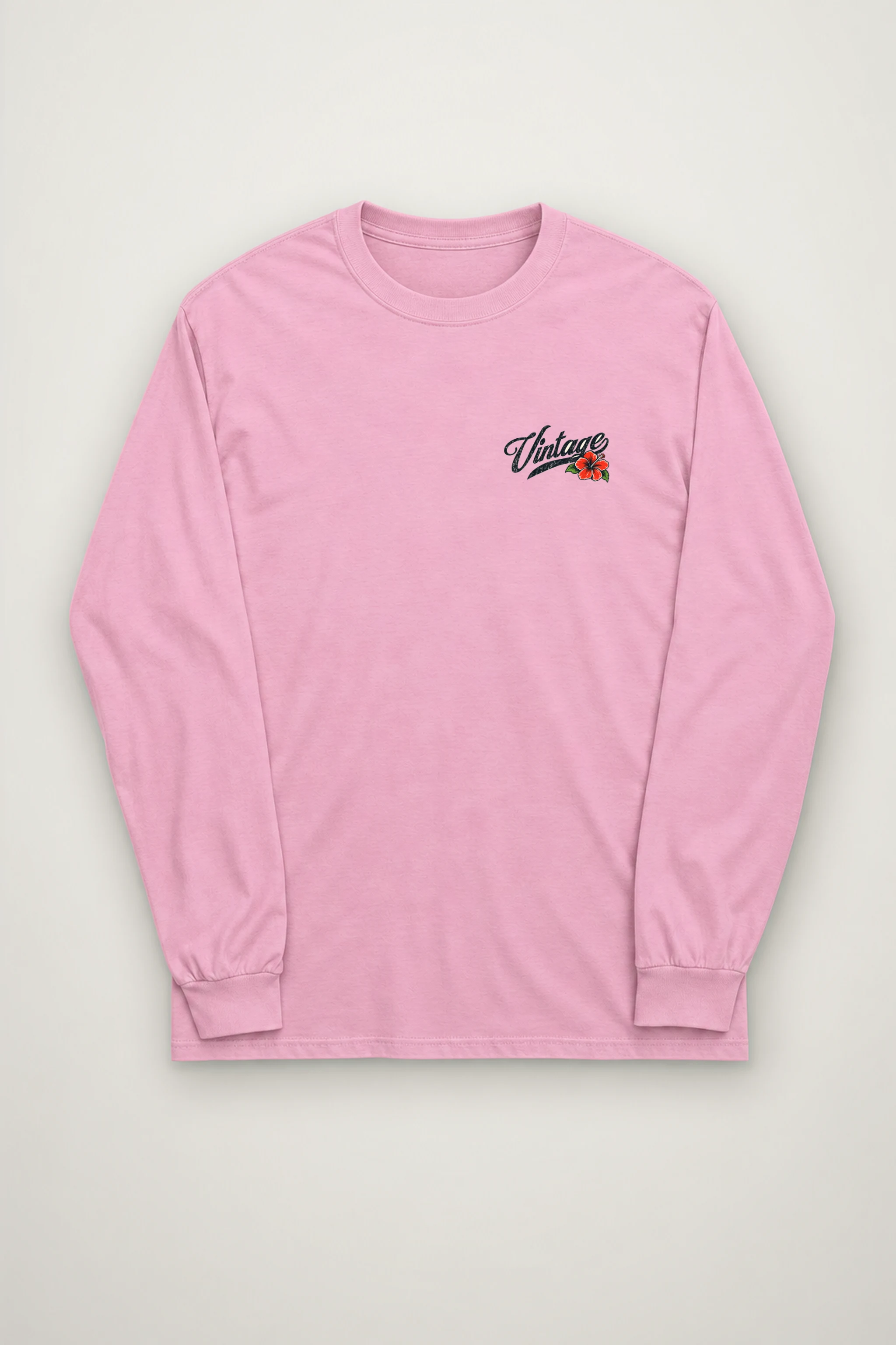 "Retro Beach Pinup" Unisex Longsleeve T-shirt
