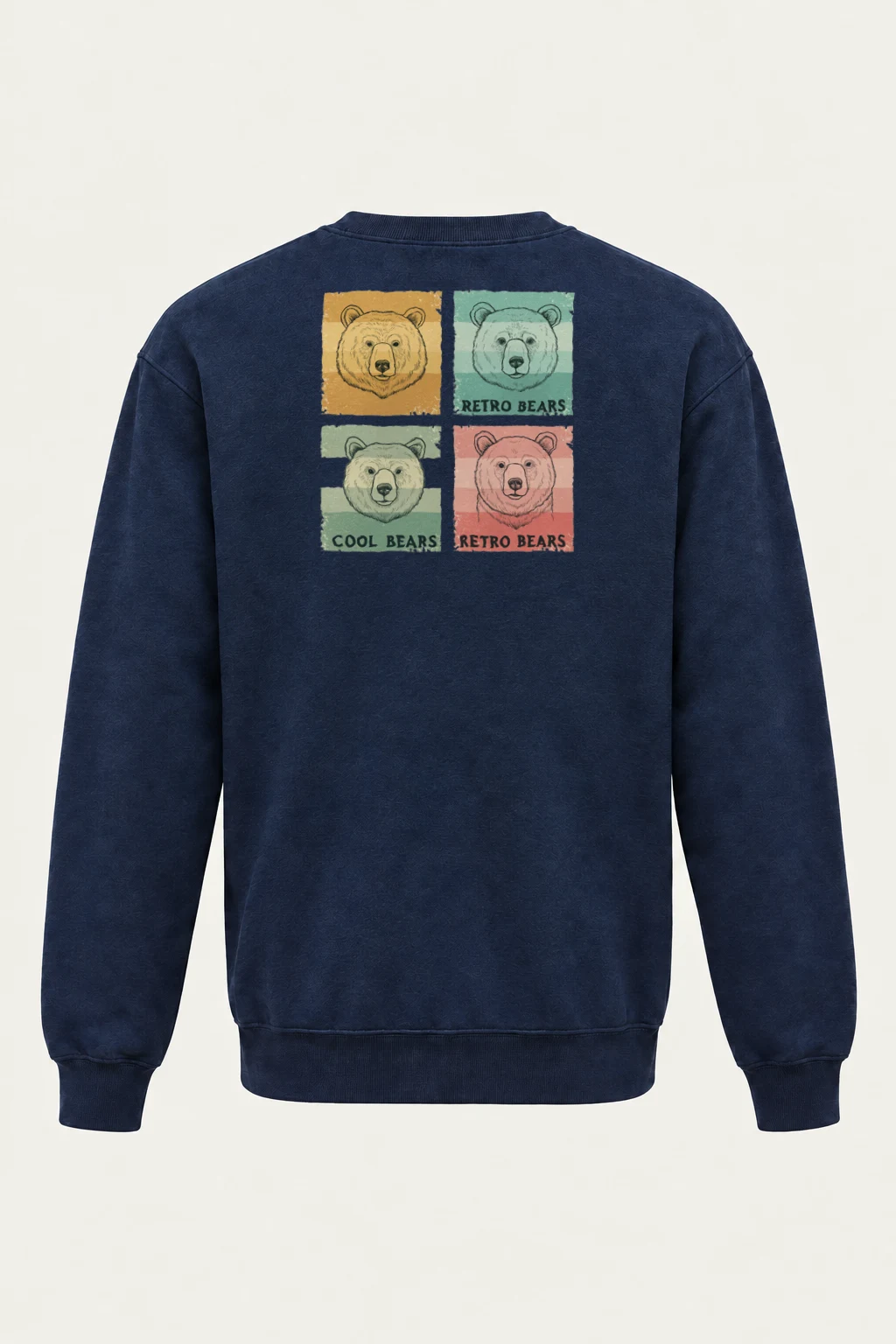 "Retro Bears" Heavy Blend Unisex Crewneck Sweatshirt | Gildan 18000