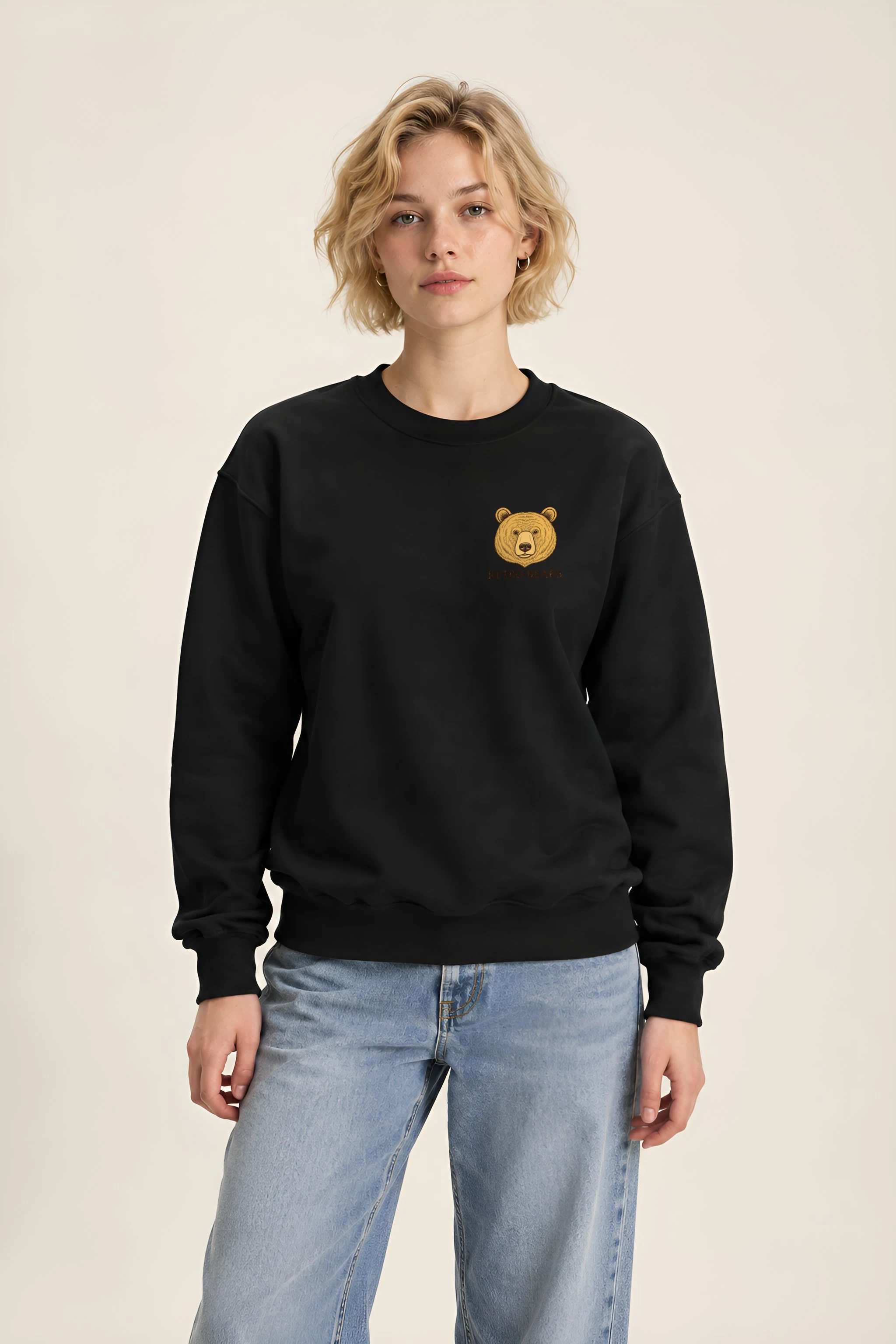 "Retro Bears" 1 Crewneck Sweatshirt