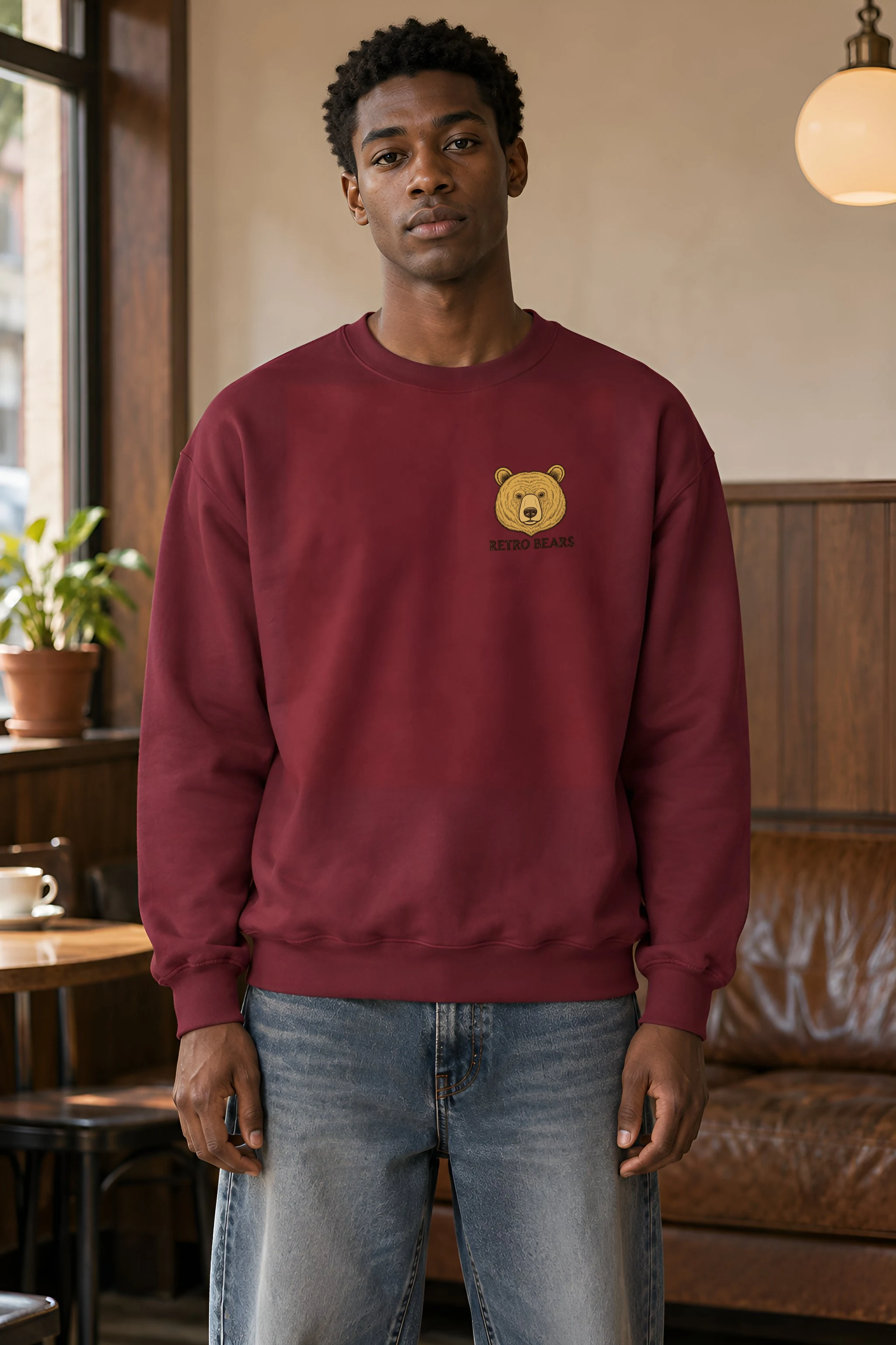 "Retro Bears" 1 Crewneck Sweatshirt