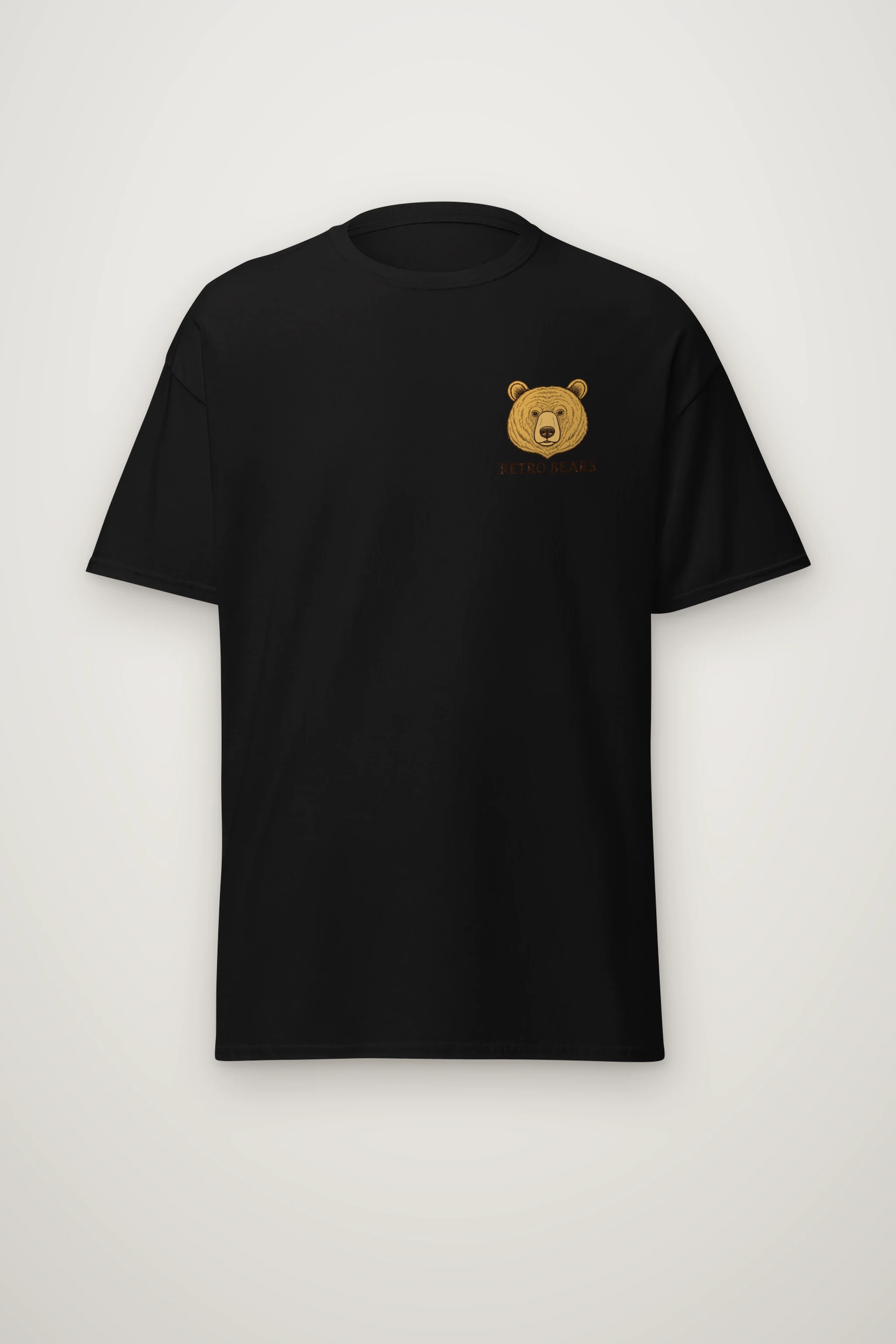 "Retro Bears" Heavyweight Unisex Crewneck T-shirt