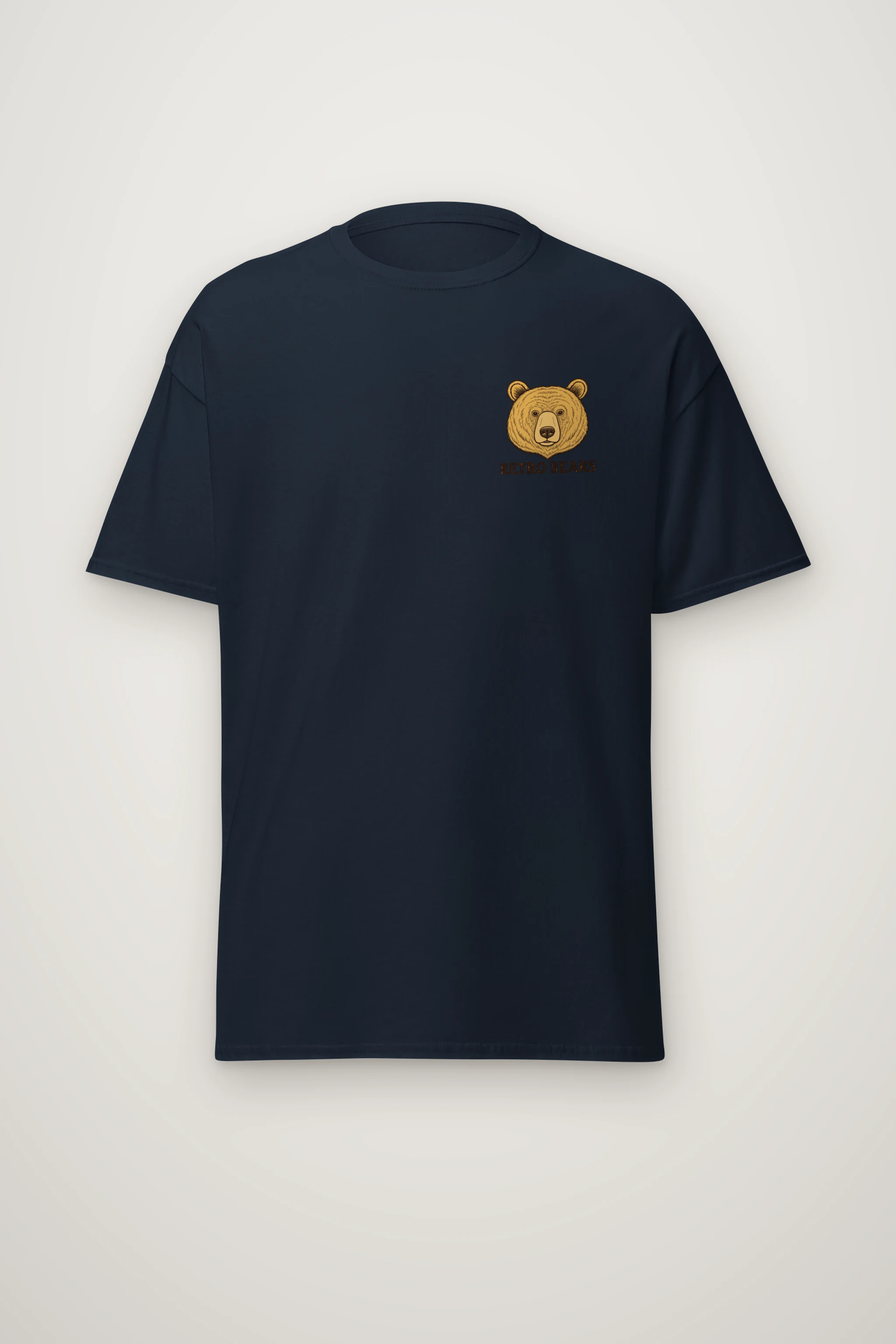 "Retro Bears" Heavyweight Unisex Crewneck T-shirt