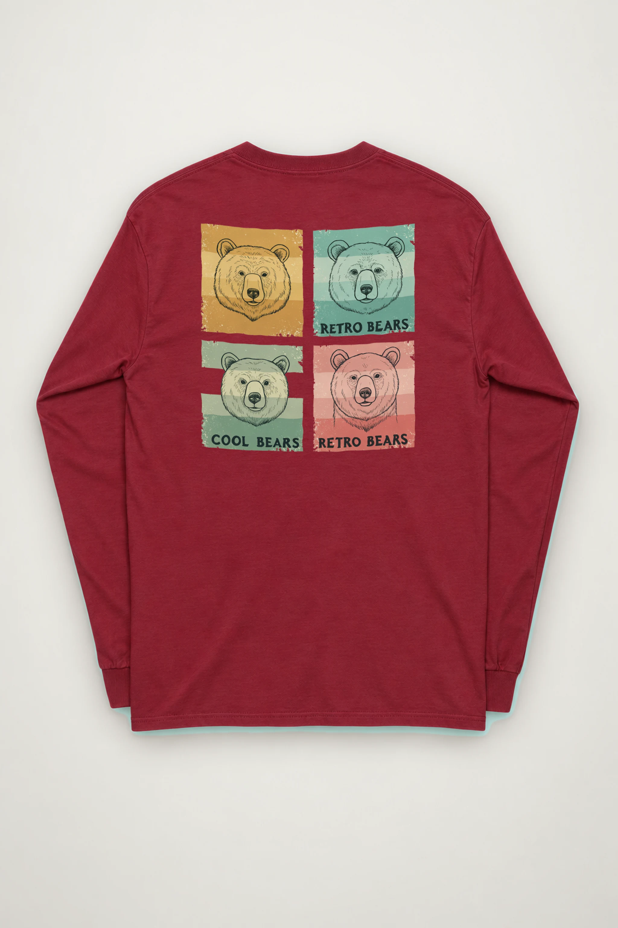 "Retro Bears" Unisex Longsleeve T-shirt