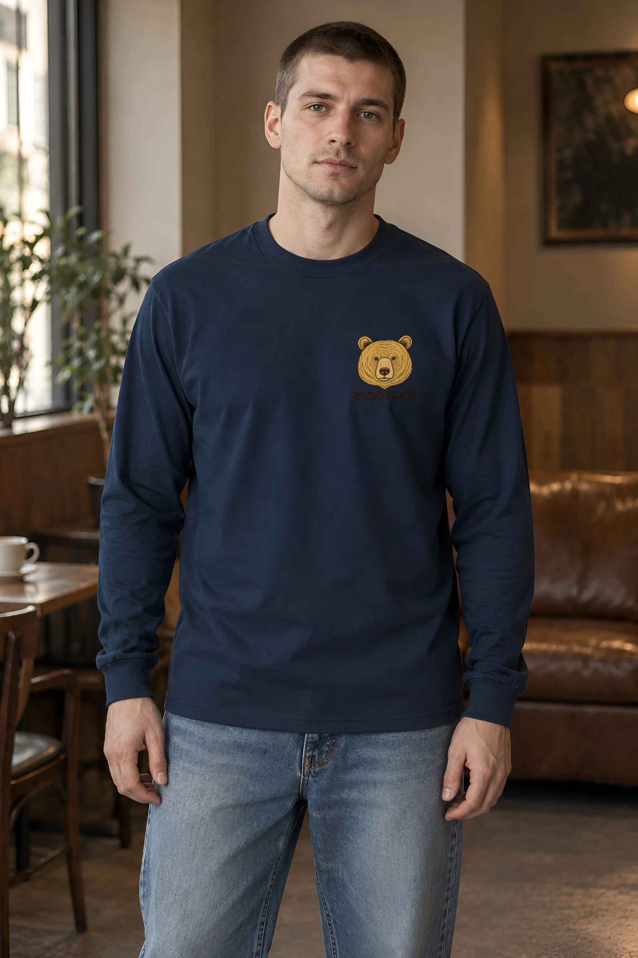 "Retro Bears" Unisex Longsleeve T-shirt
