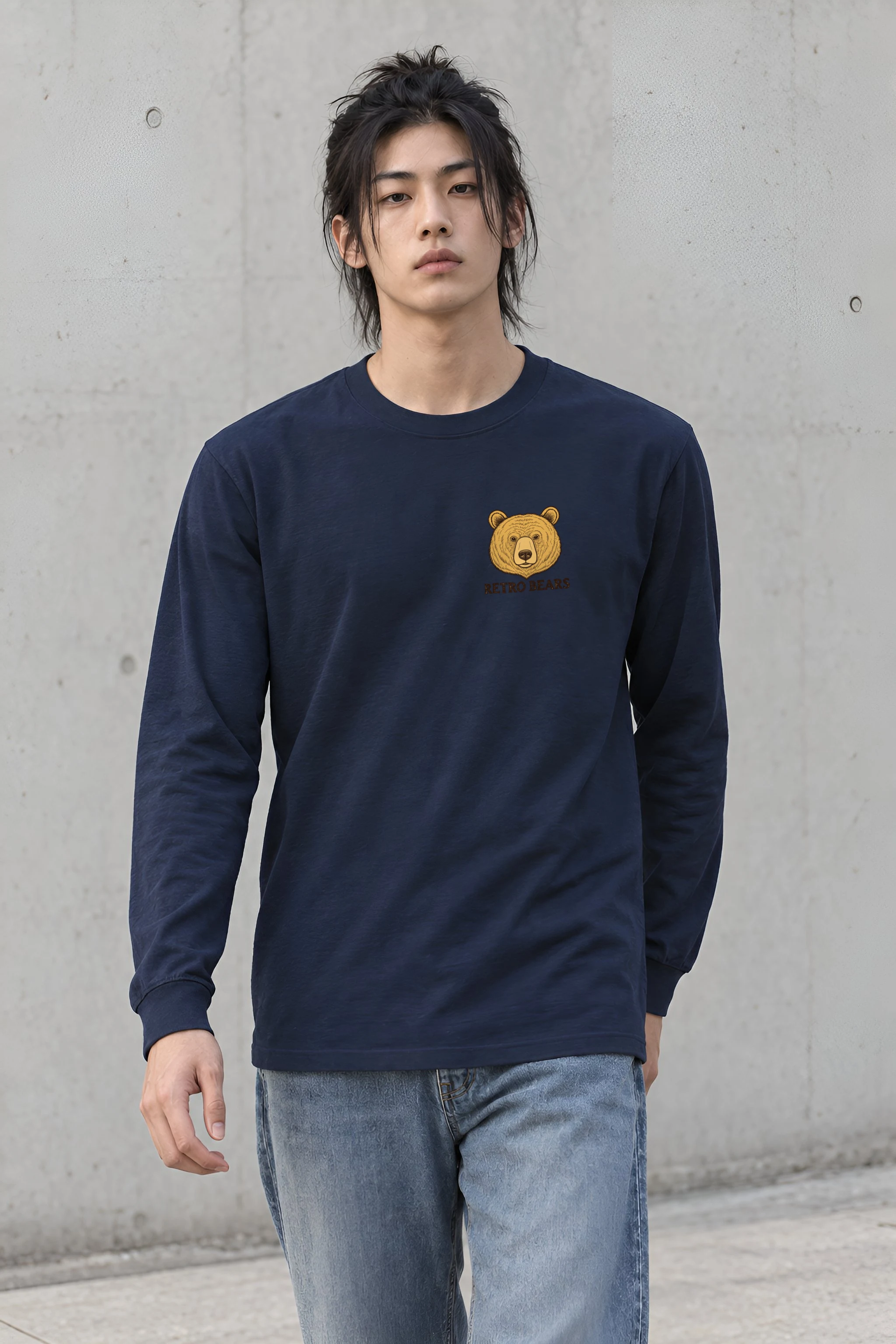 "Retro Bears" Unisex Longsleeve T-shirt