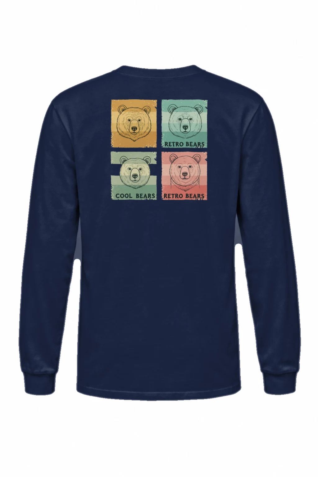 "Retro Bears" Unisex Longsleeve T-shirt | Gildan 2400