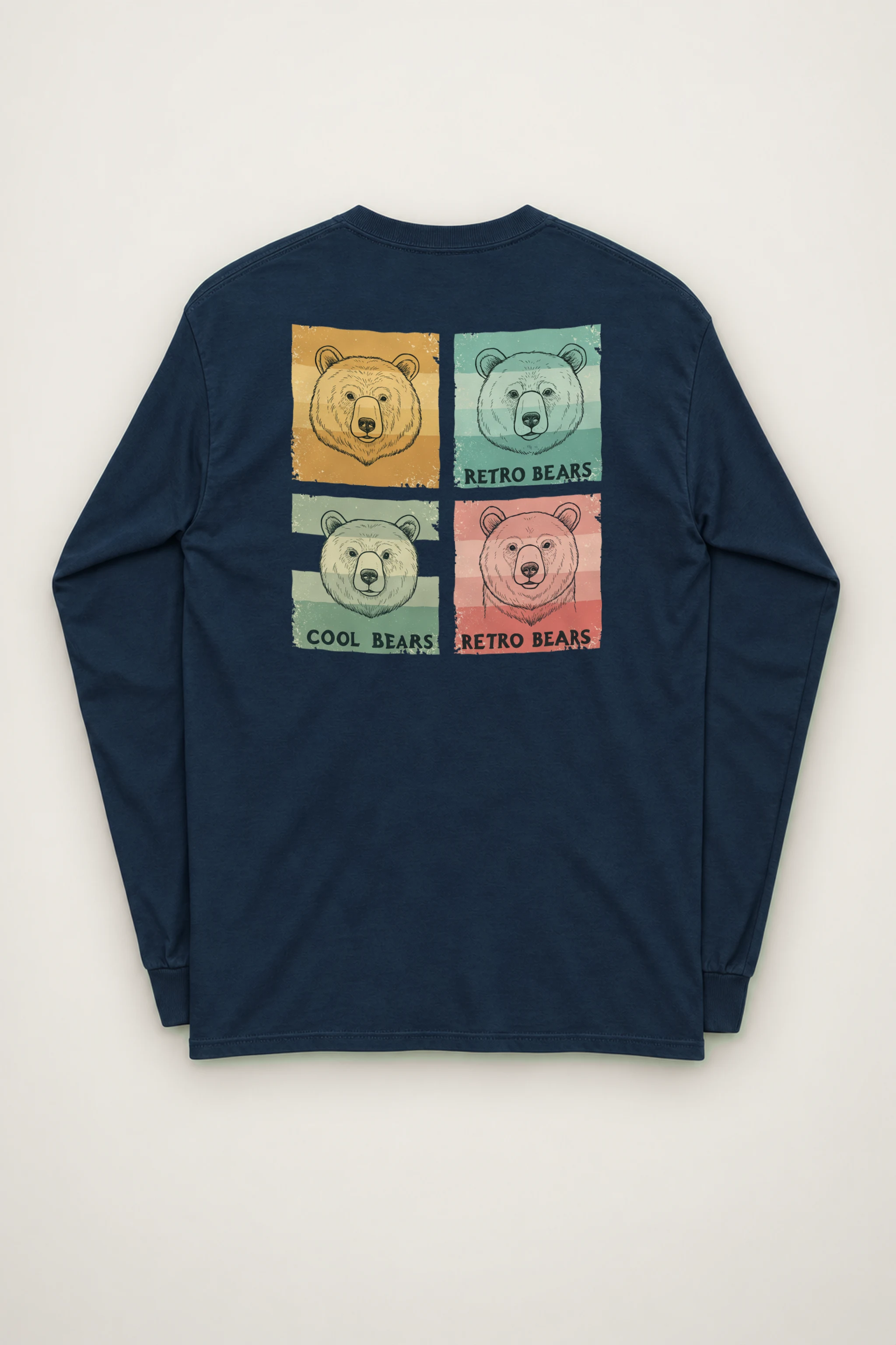 "Retro Bears" Unisex Longsleeve T-shirt