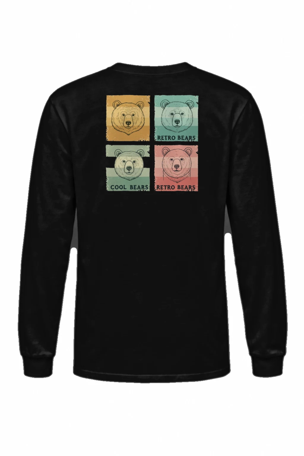 "Retro Bears" Unisex Longsleeve T-shirt | Gildan 2400