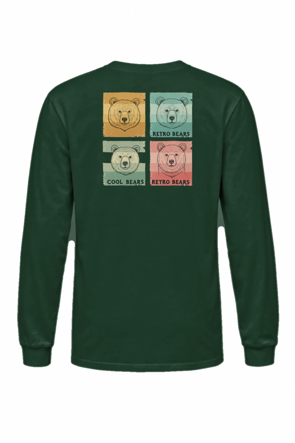 "Retro Bears" Unisex Longsleeve T-shirt | Gildan 2400