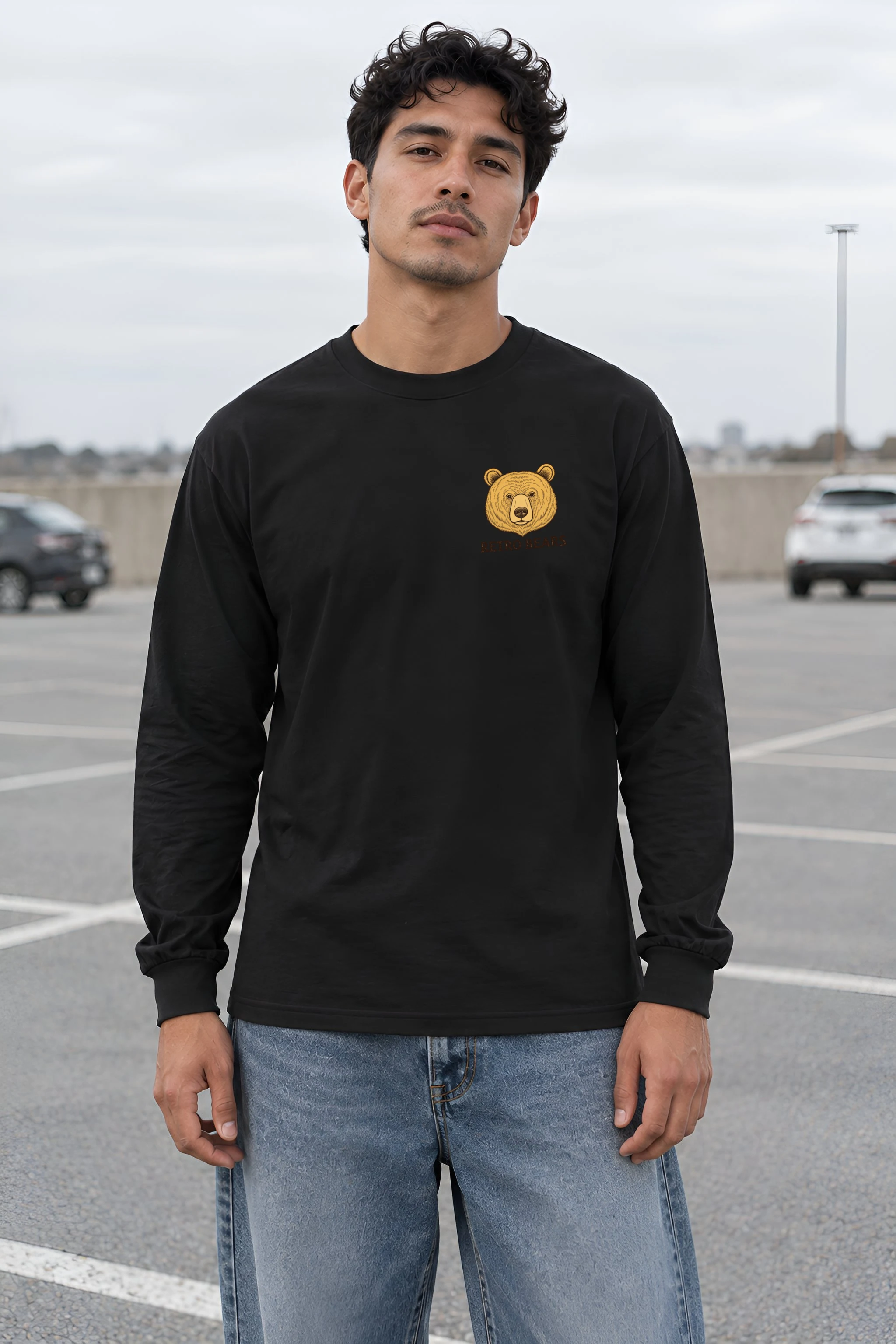 "Retro Bears" Unisex Longsleeve T-shirt