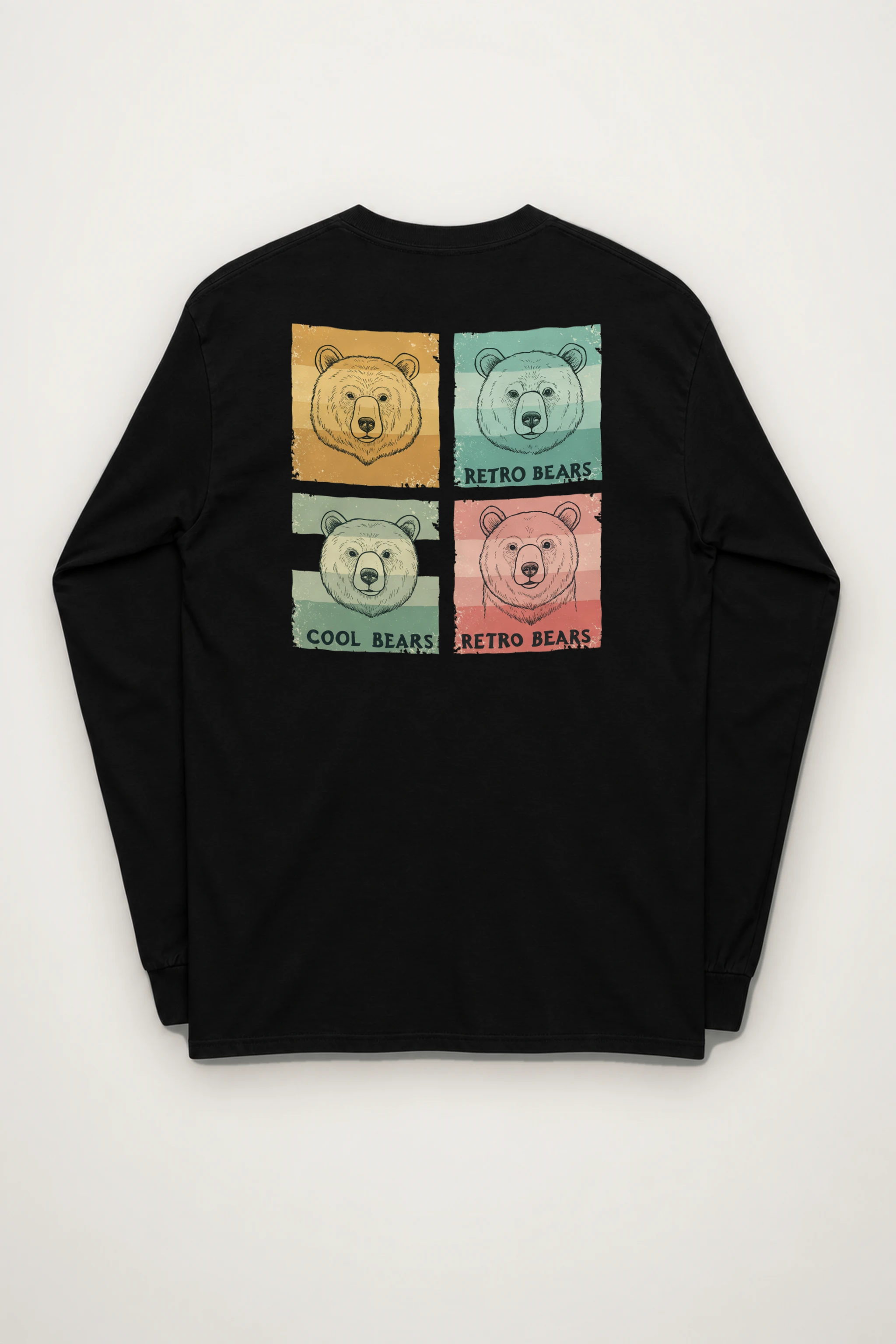 "Retro Bears" Unisex Longsleeve T-shirt