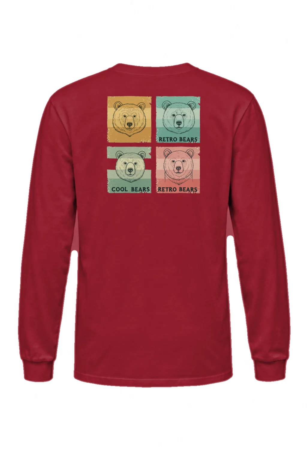 "Retro Bears" Unisex Longsleeve T-shirt | Gildan 2400