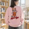 "Retro Cat" Heavy Blend Unisex Crewneck Sweatshirt | Gildan 18000