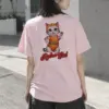 "Retro Cat" Heavyweight Unisex Crewneck T-shirt | Gildan 5000