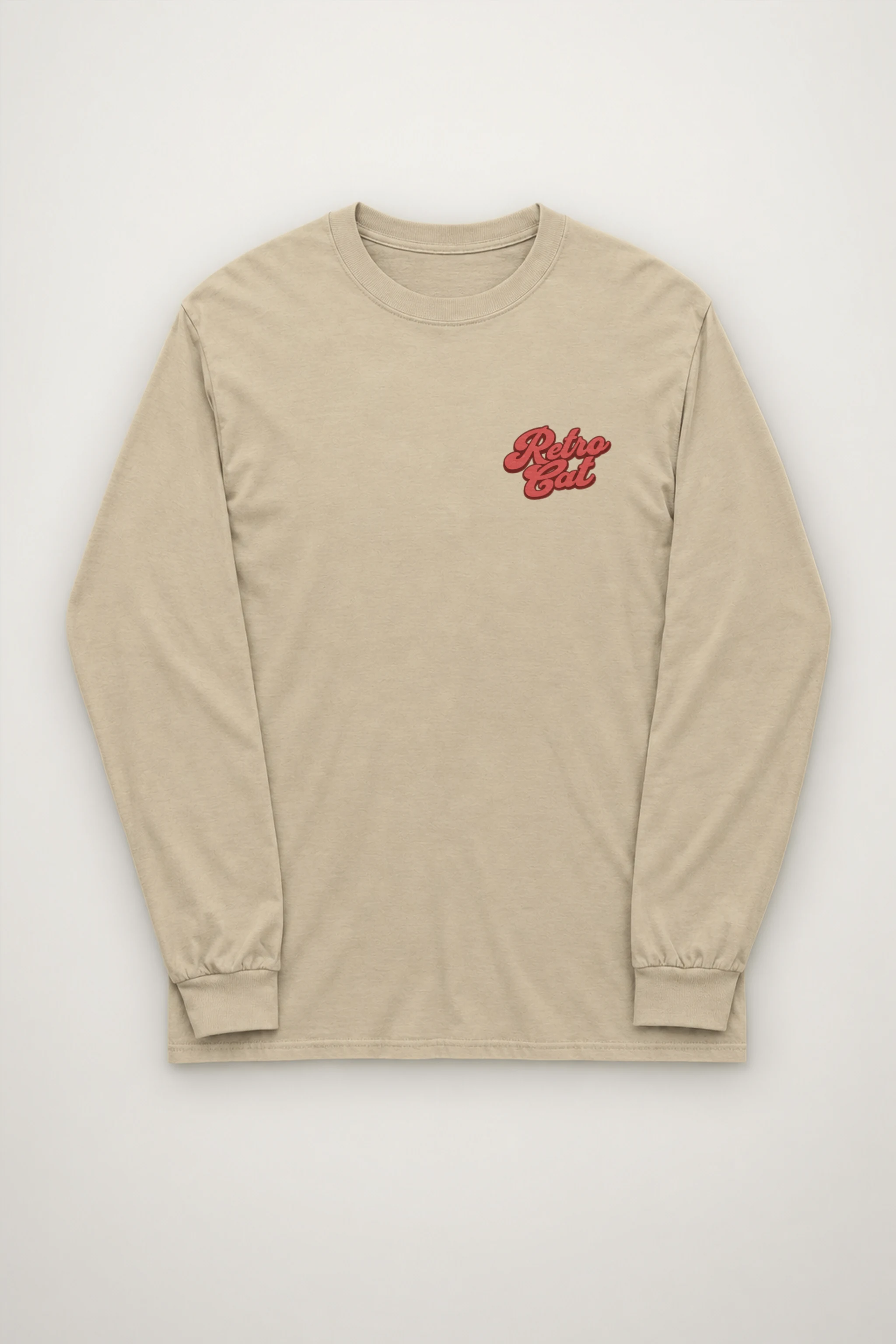 "Retro Cat" Unisex Longsleeve T-shirt