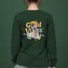 "Retro Dance Rays" Unisex Longsleeve T-shirt