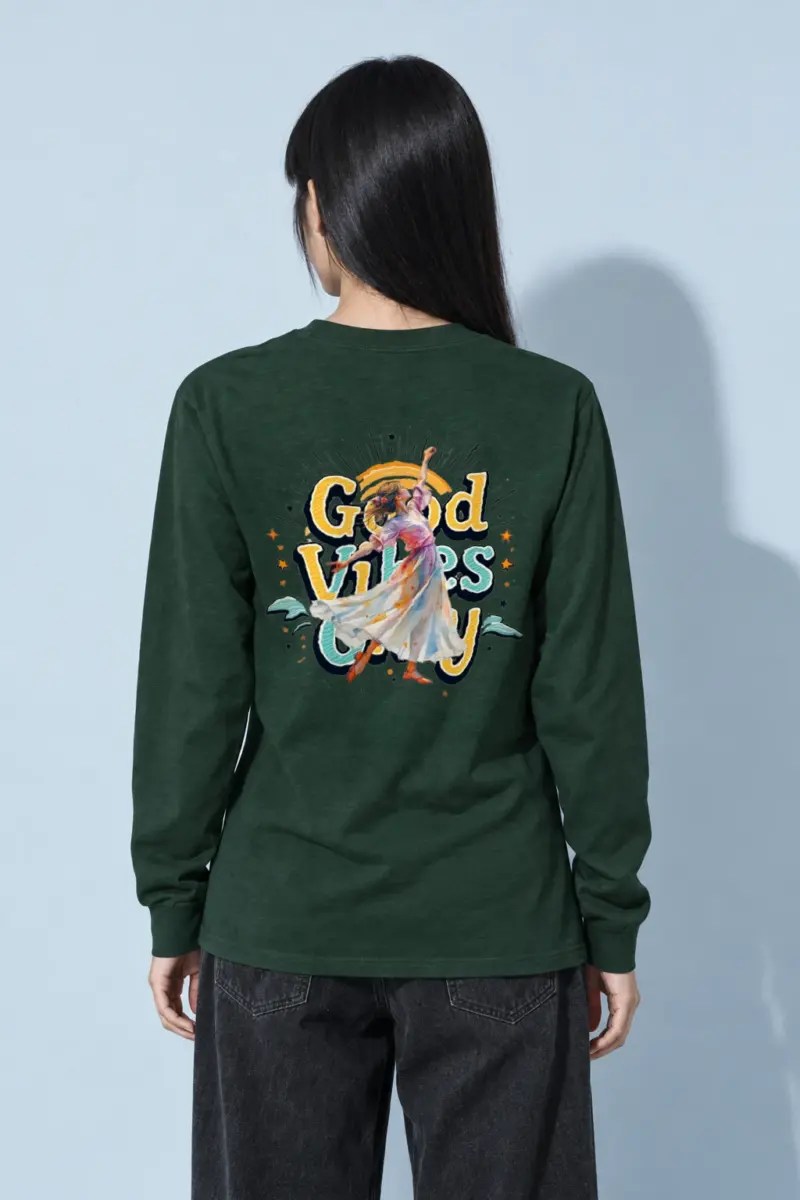 "Retro Dance Rays" Unisex Longsleeve T-shirt