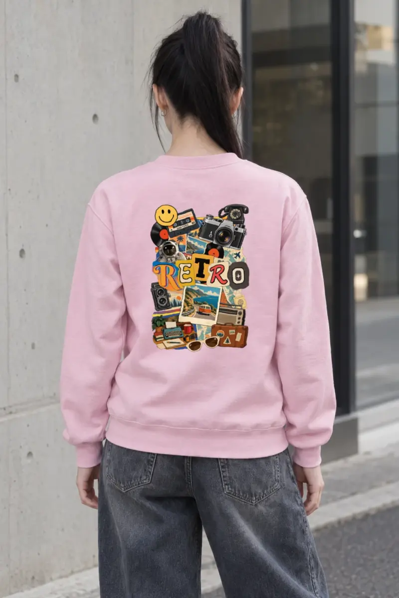 "Retro Good Times" Heavy Blend Unisex Crewneck Sweatshirt