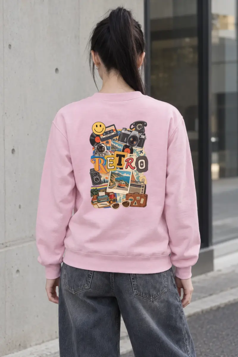 "Retro Good Times" Heavy Blend Unisex Crewneck Sweatshirt
