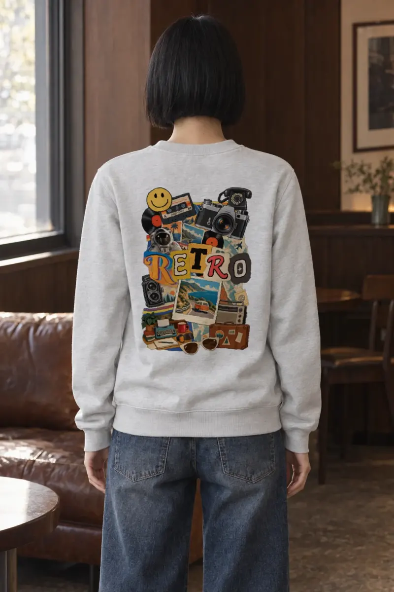 "Retro Good Times" Heavy Blend Unisex Crewneck Sweatshirt